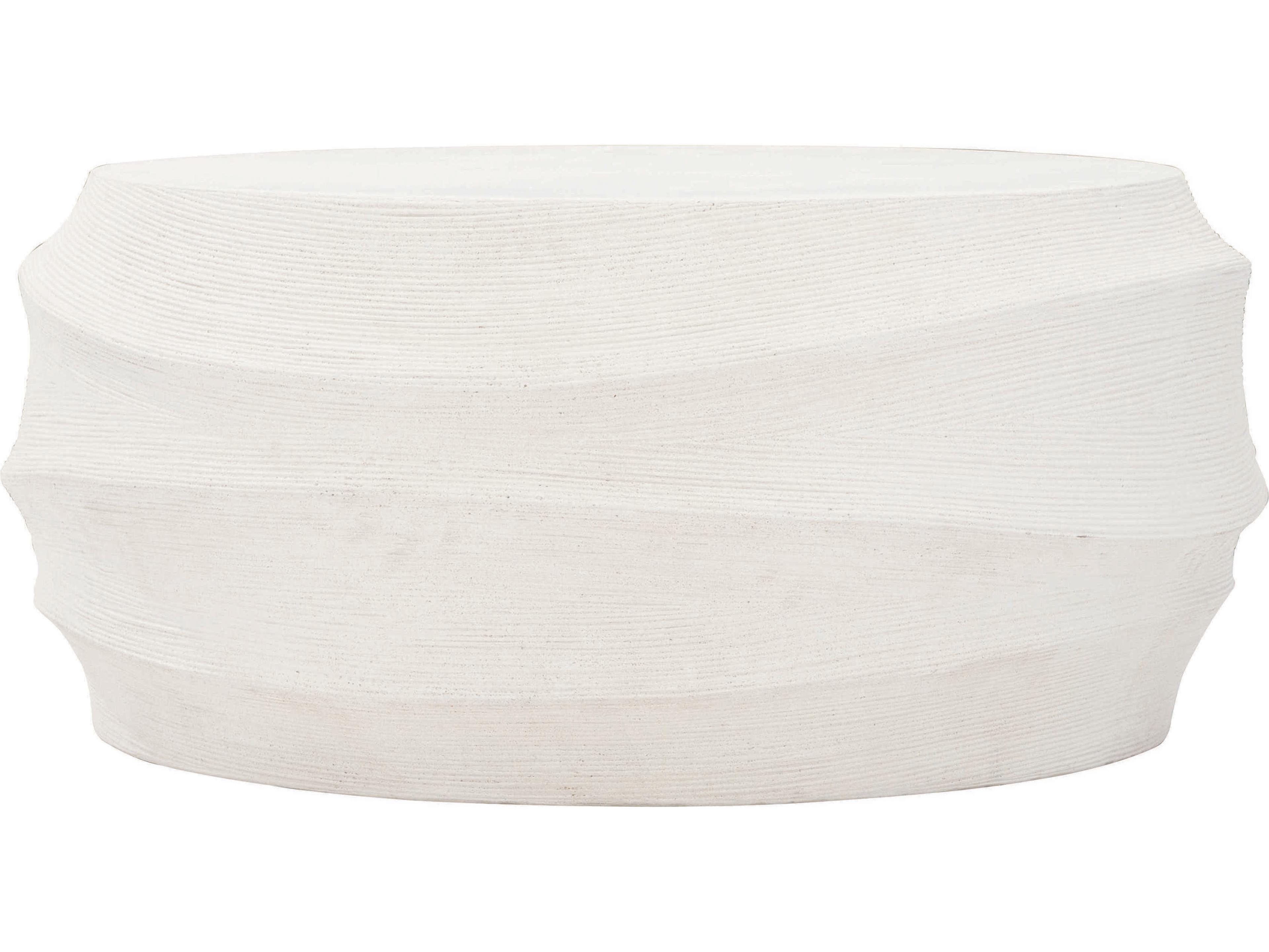 Kai Outdoor Cocktail Table White Stonecast