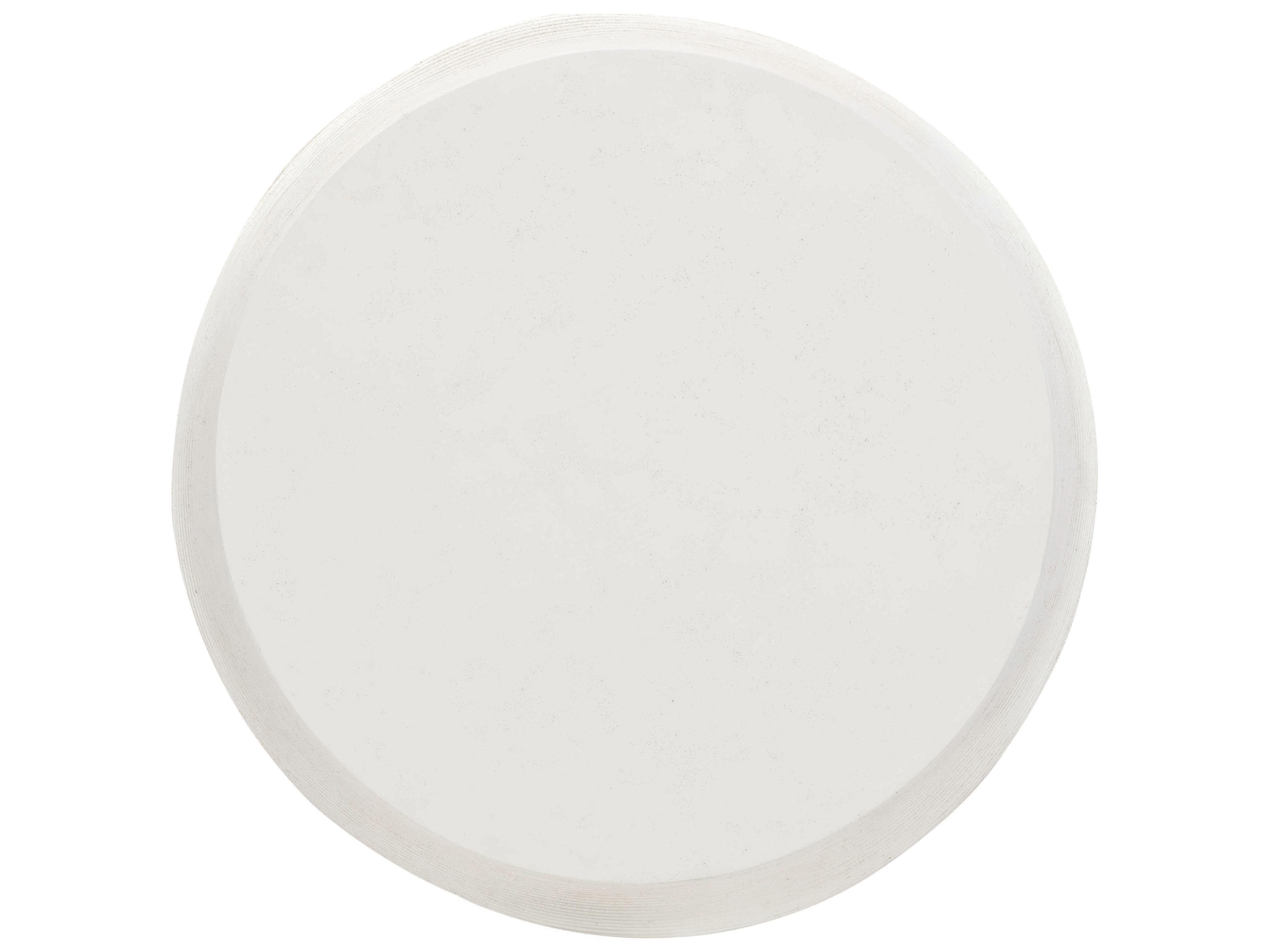 Bernhardt Exteriors Kai White Round Patio Coffee Table