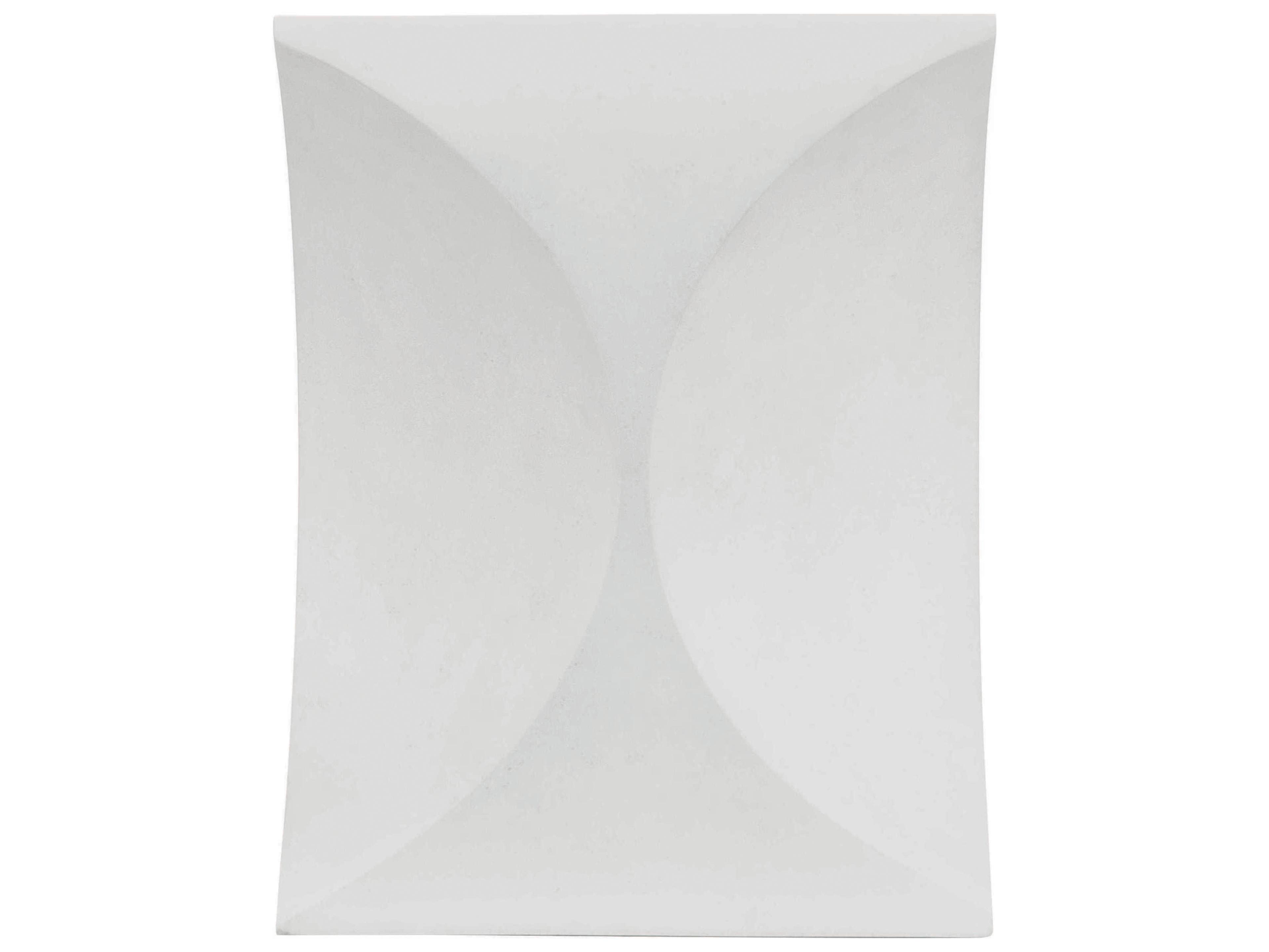 Bernhardt Exteriors Millim White Square Patio End Table