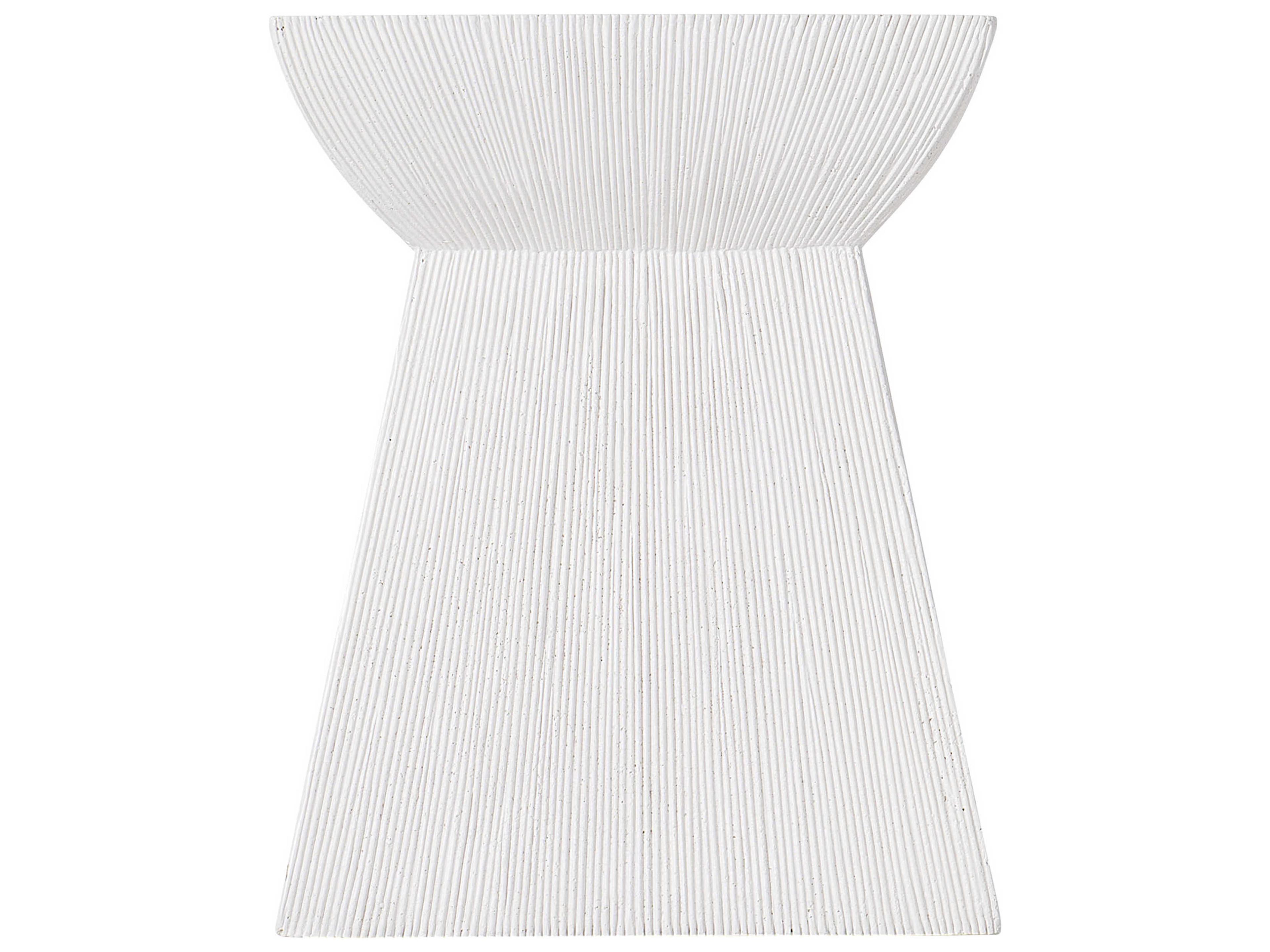 Bernhardt Exteriors Casitas White Square Patio End Table