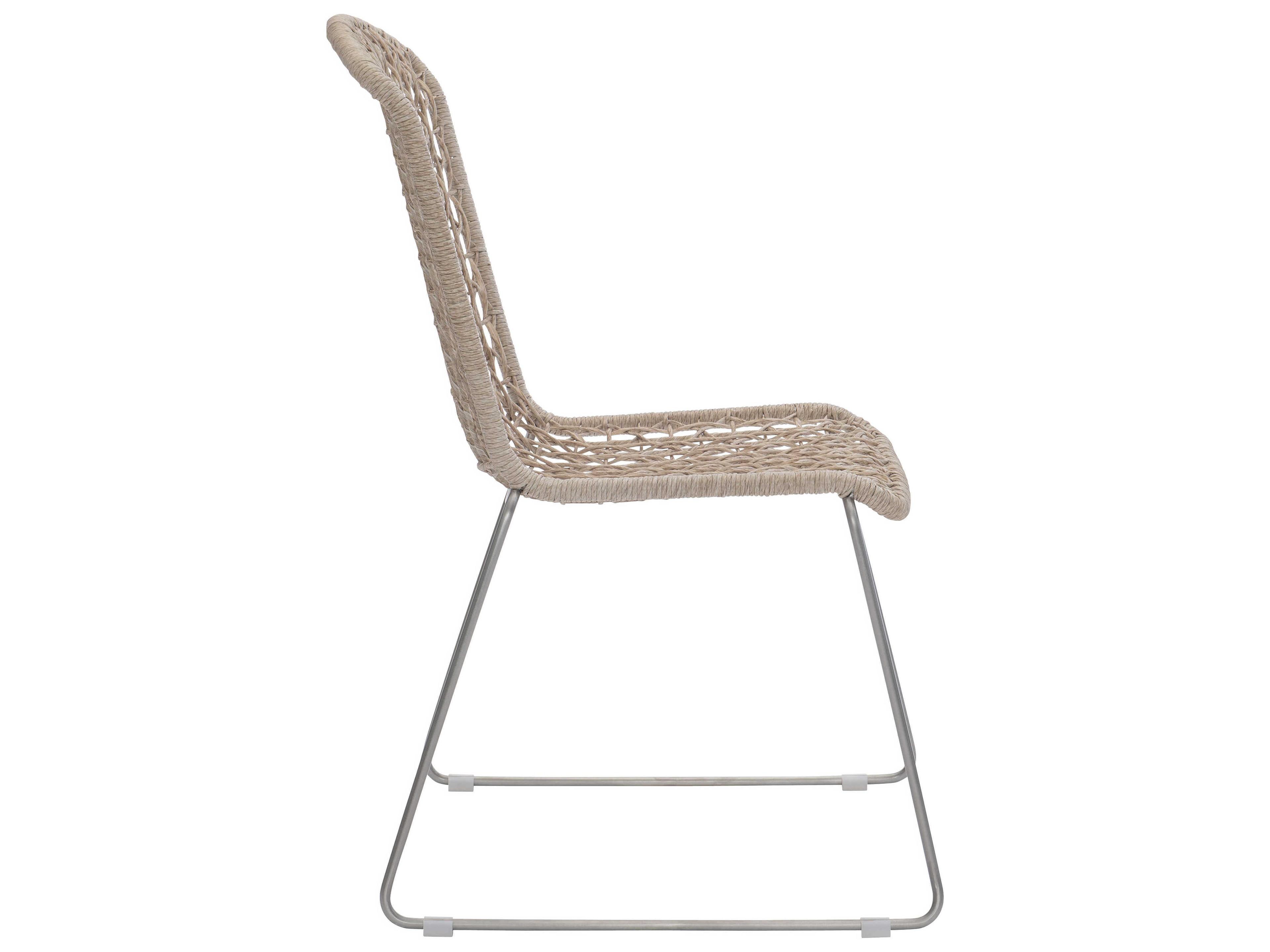 Bernhardt Exteriors Carmel Hazelnut Side Outdoor Dining Chair