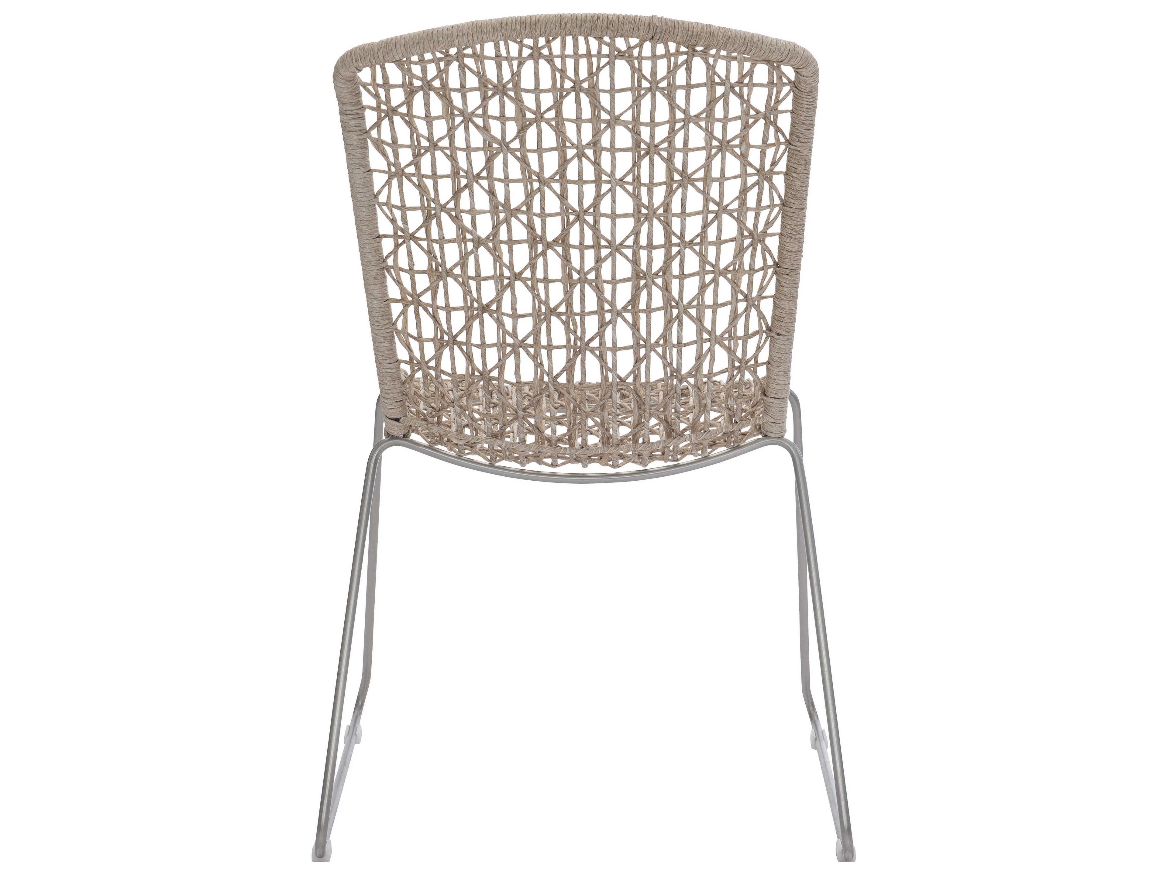 Bernhardt Exteriors Carmel Hazelnut Side Outdoor Dining Chair
