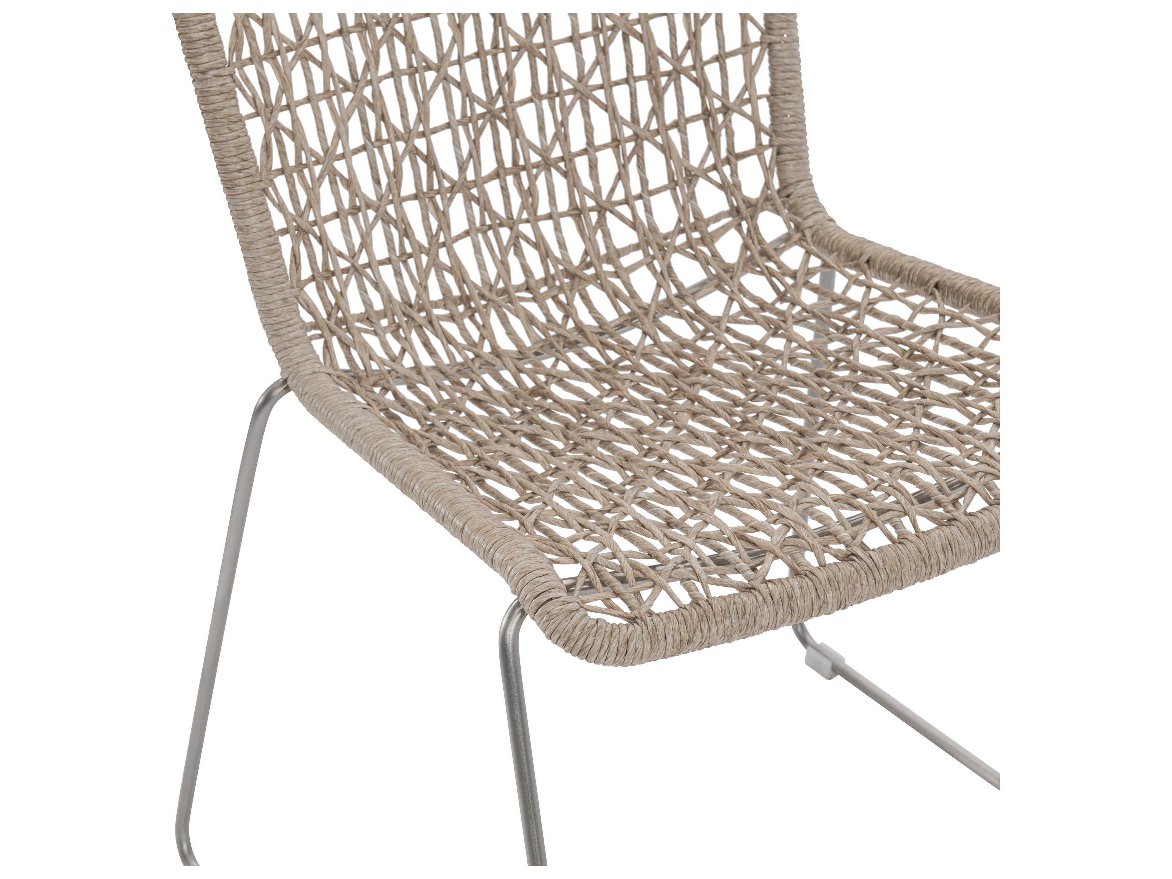 Bernhardt Exteriors Carmel Hazelnut Side Outdoor Dining Chair