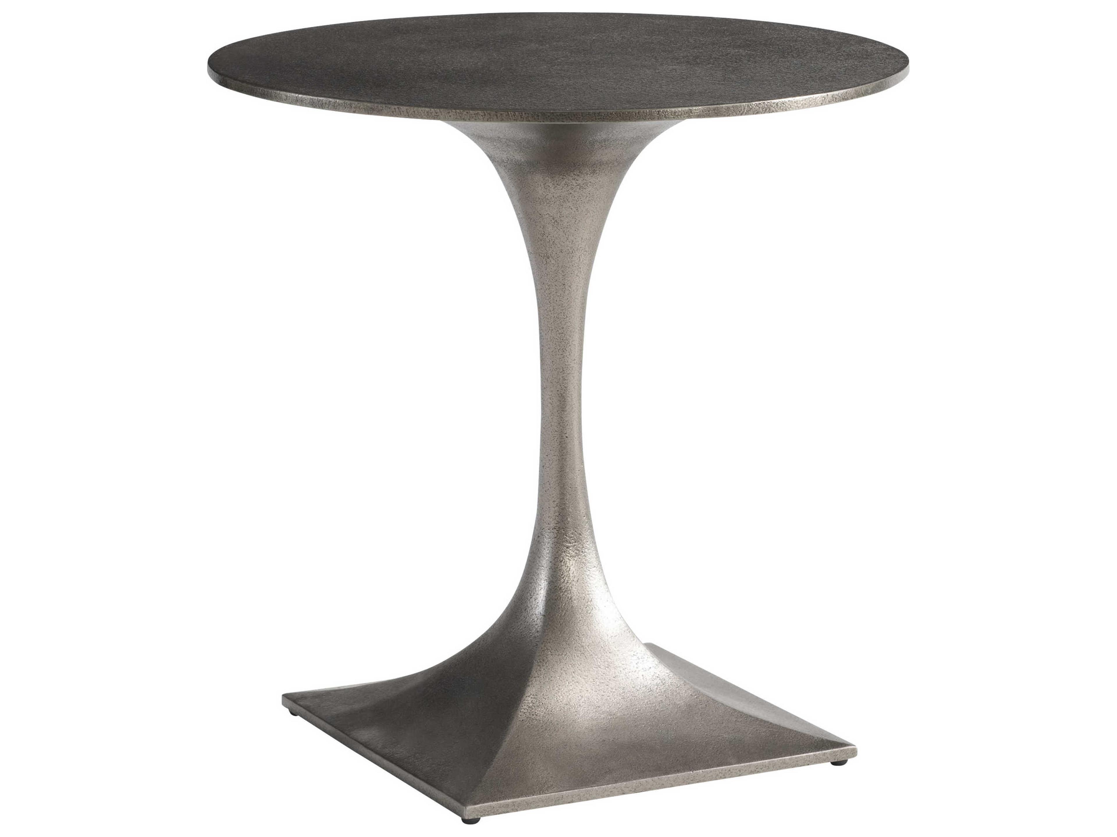 Bernhardt Exteriors Liguria Graphite Round Patio End Table