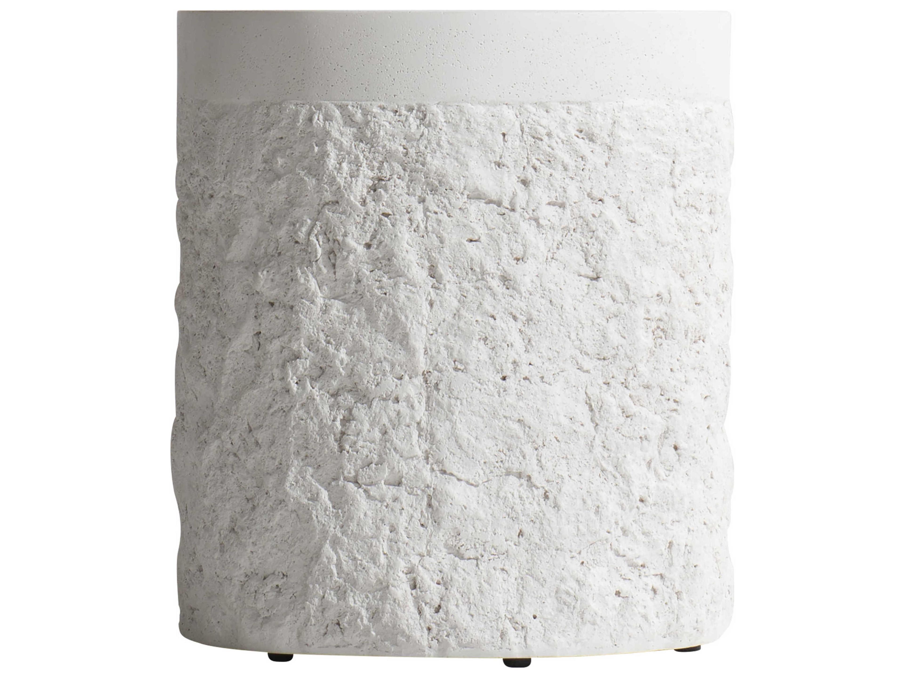 Bernhardt Exteriors Stone Round Outdoor Patio End Table