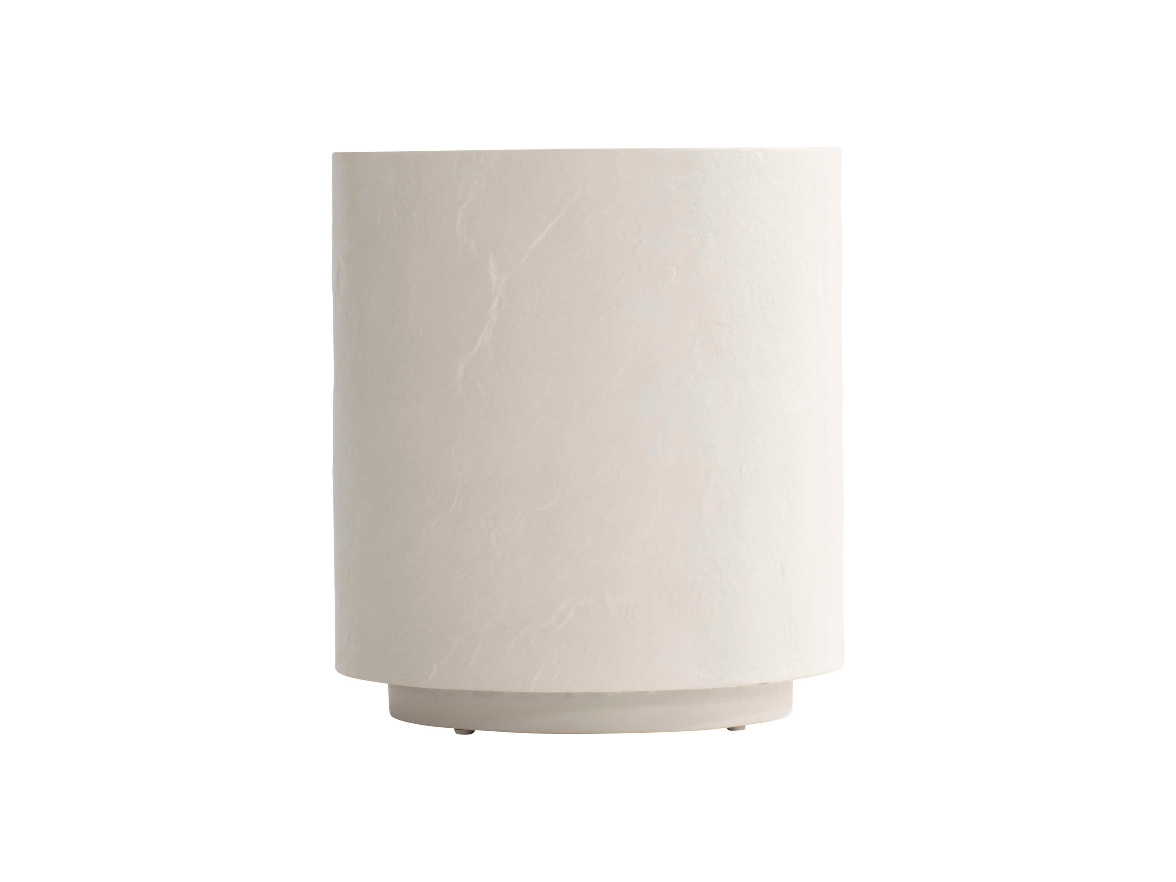 Bernhardt Exteriors Natural Round Trapani Outdoor End Table