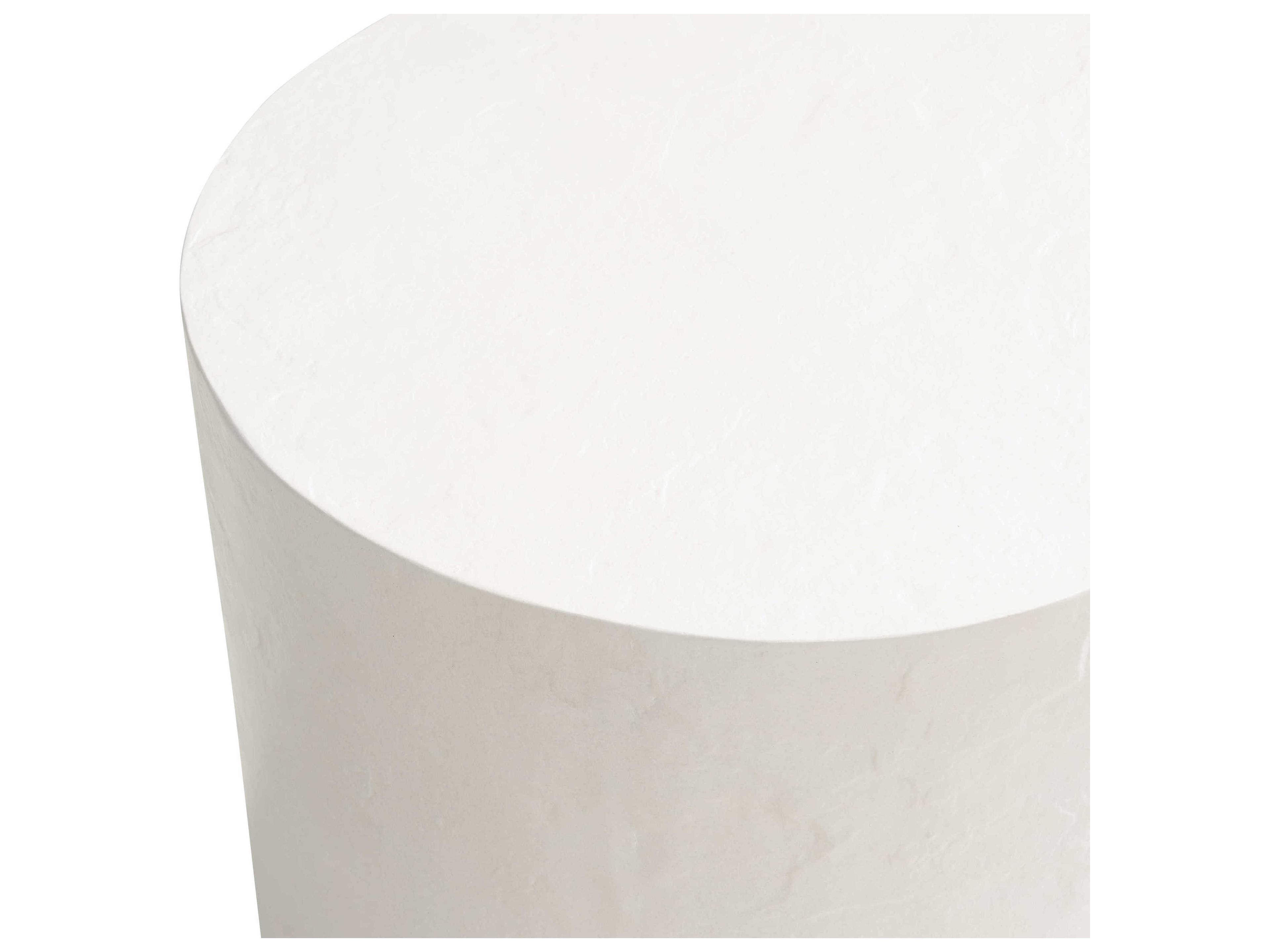 Bernhardt Exteriors Natural Round Trapani Outdoor End Table