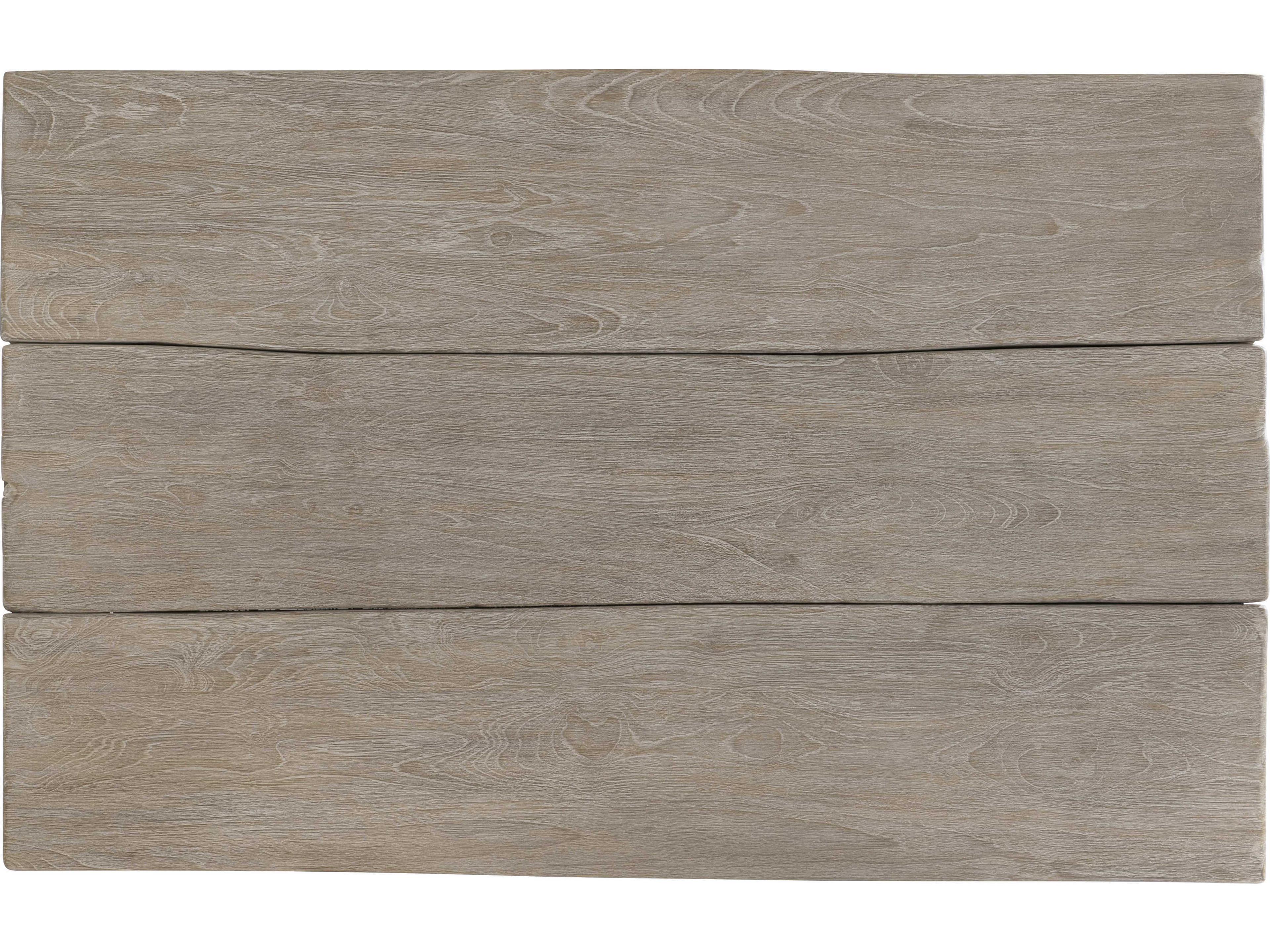 Bernhardt Exteriors Sea Oat Teak Rectangular Outdoor Coffee Table