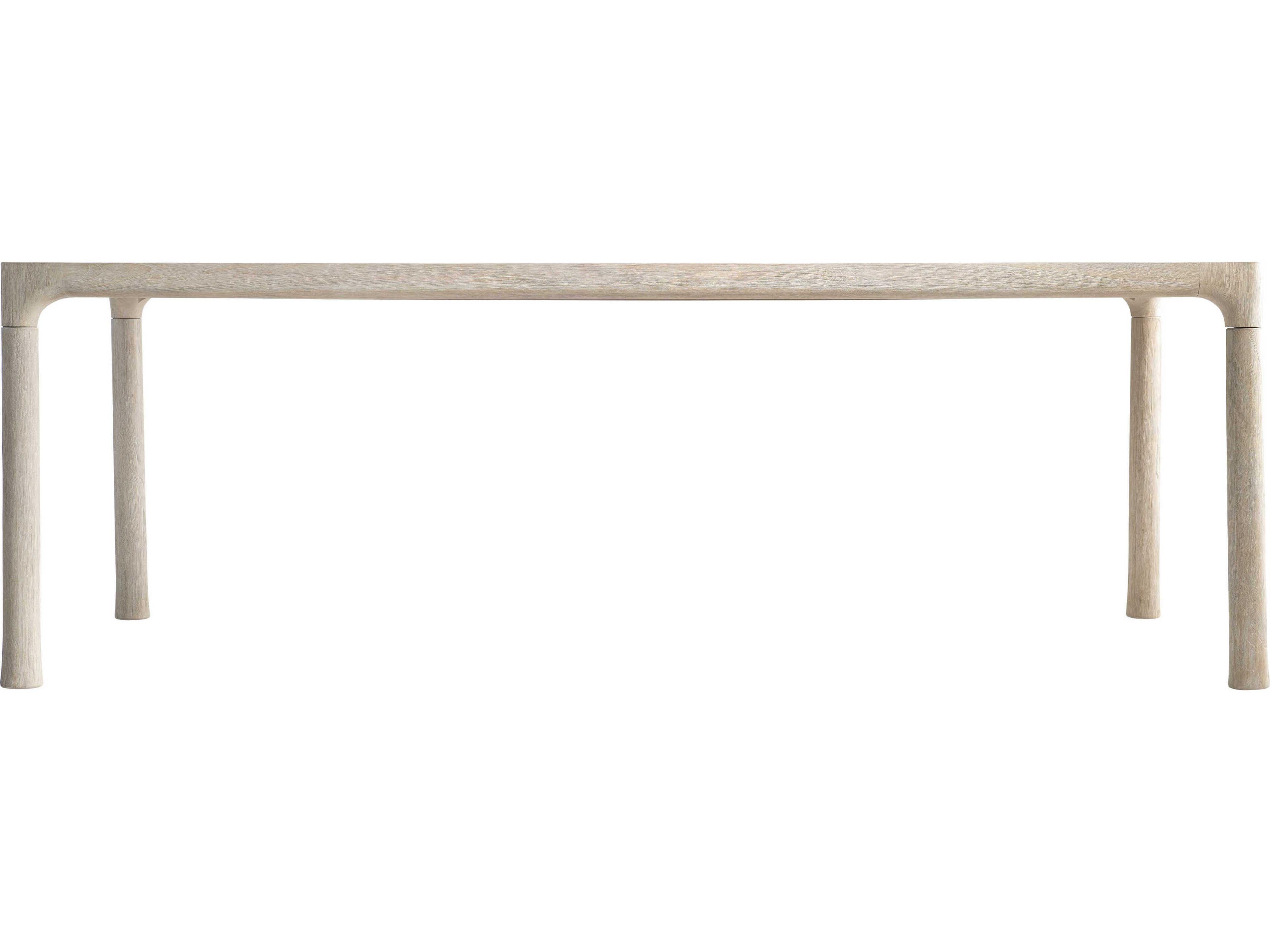 Bernhardt Exteriors Siesta Key Sea Oat Wood Rectangular Patio Dining Table