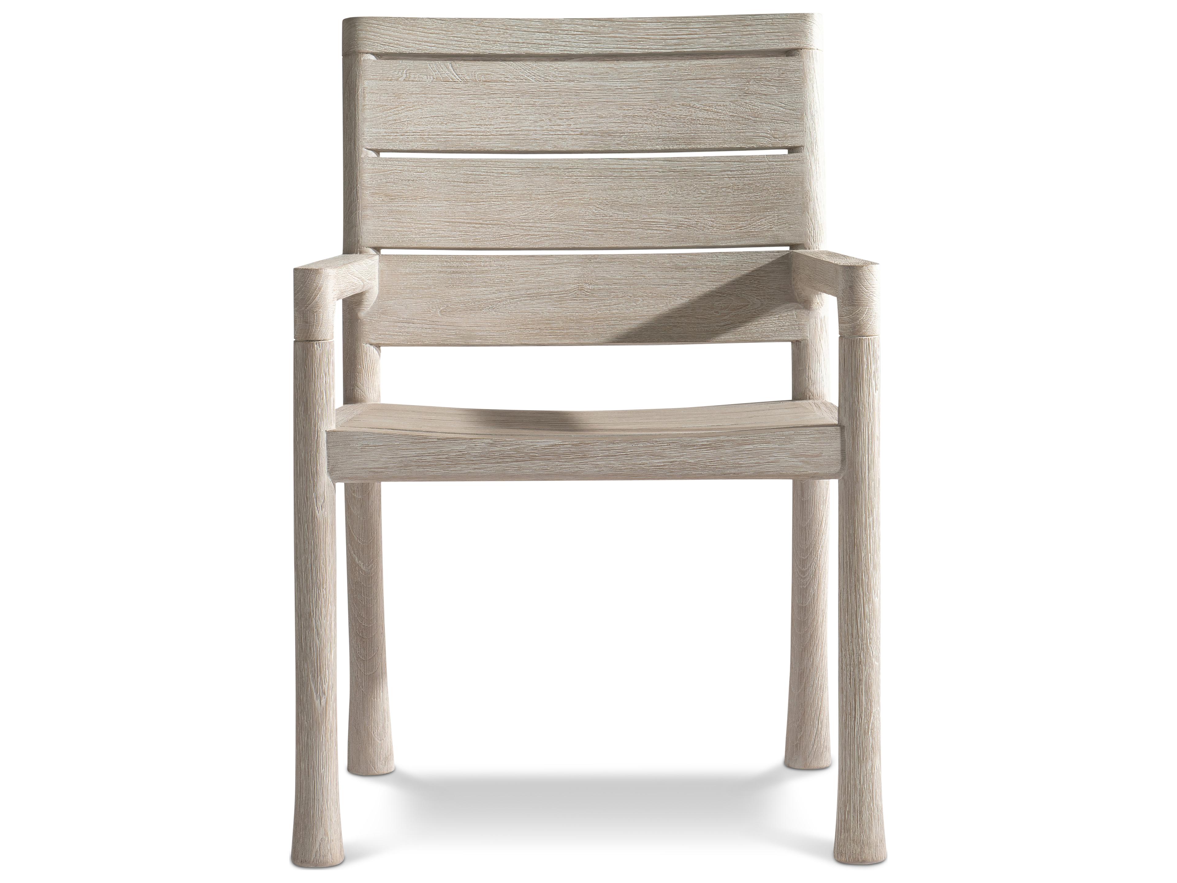 Bernhardt Exteriors Marco Sea Oat Wood Dining Chair