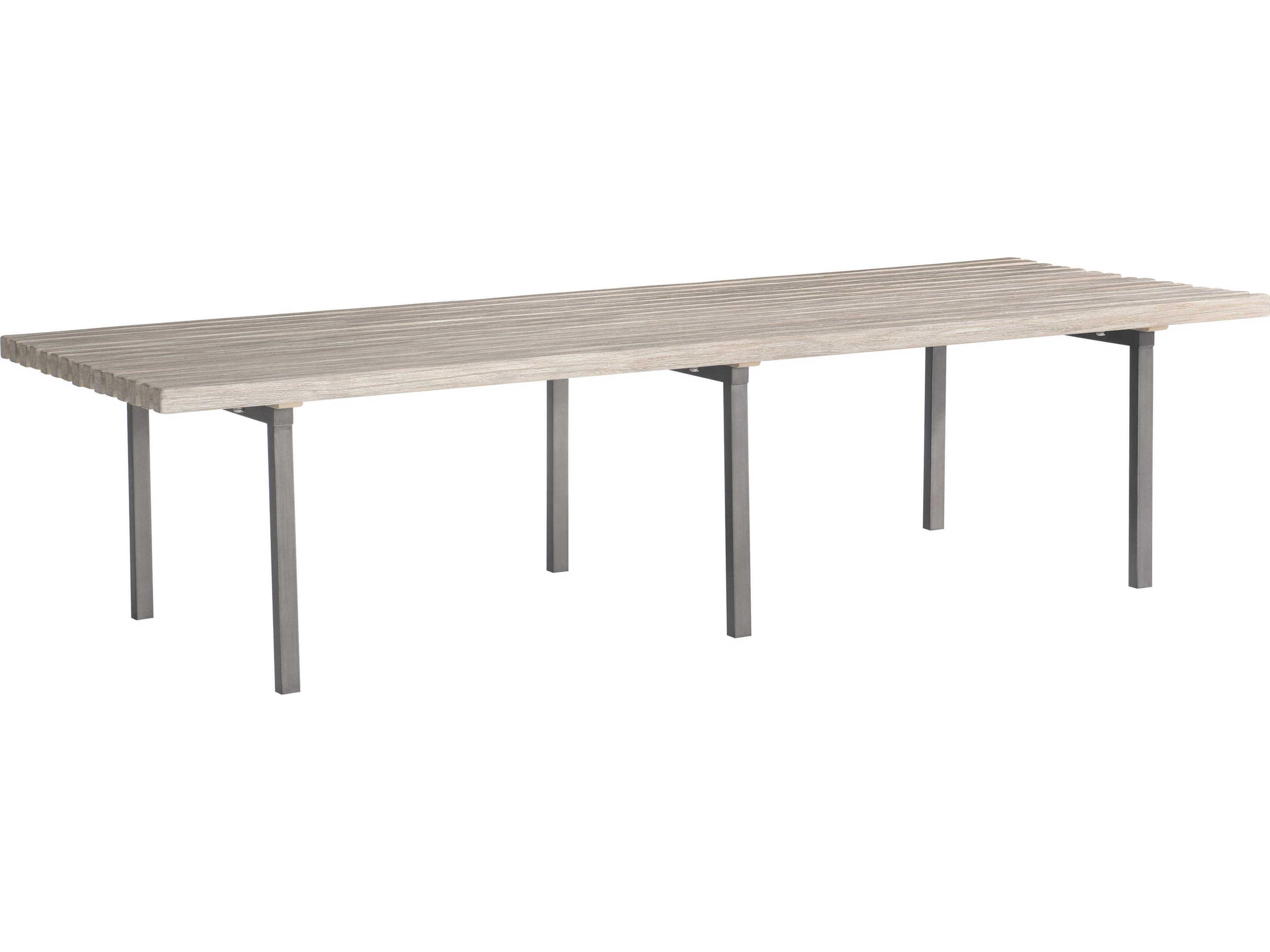 Kingston Sea Oat Wood Rectangular Patio Coffee Table