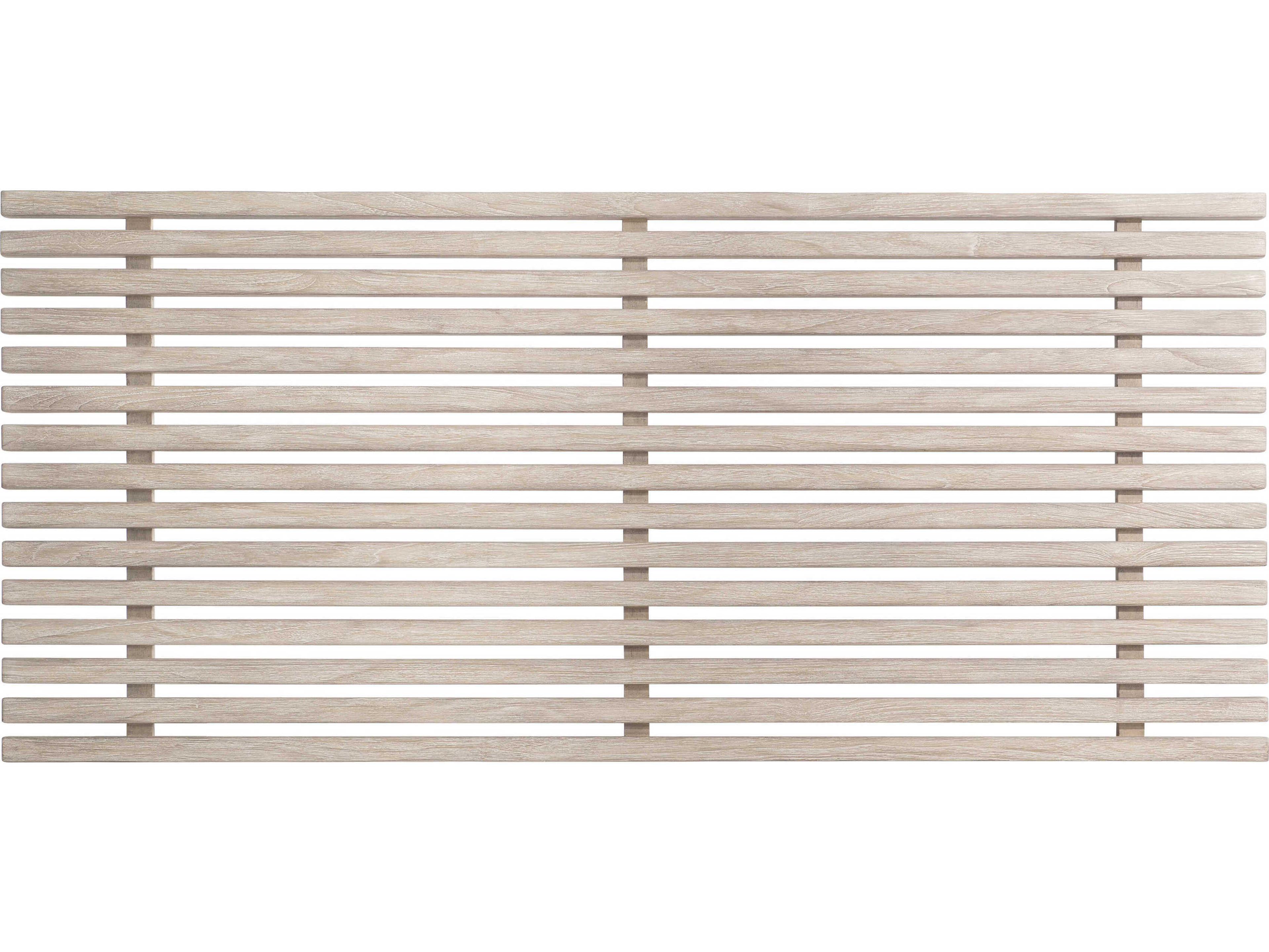 Bernhardt Exteriors Kingston Sea Oat Wood Rectangular Patio Coffee Table