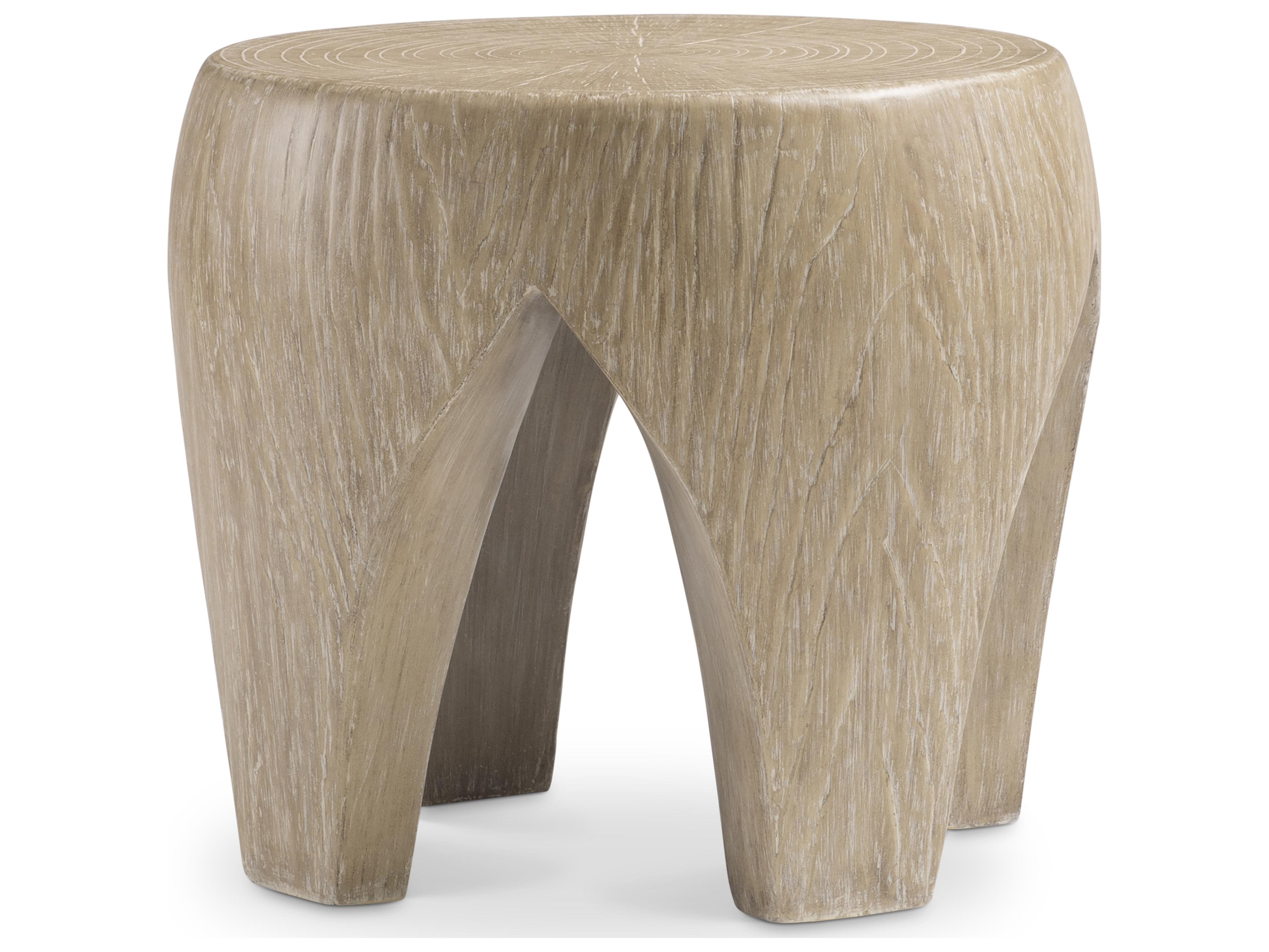 Bernhardt Exteriors Neptune Brown Concrete End Table