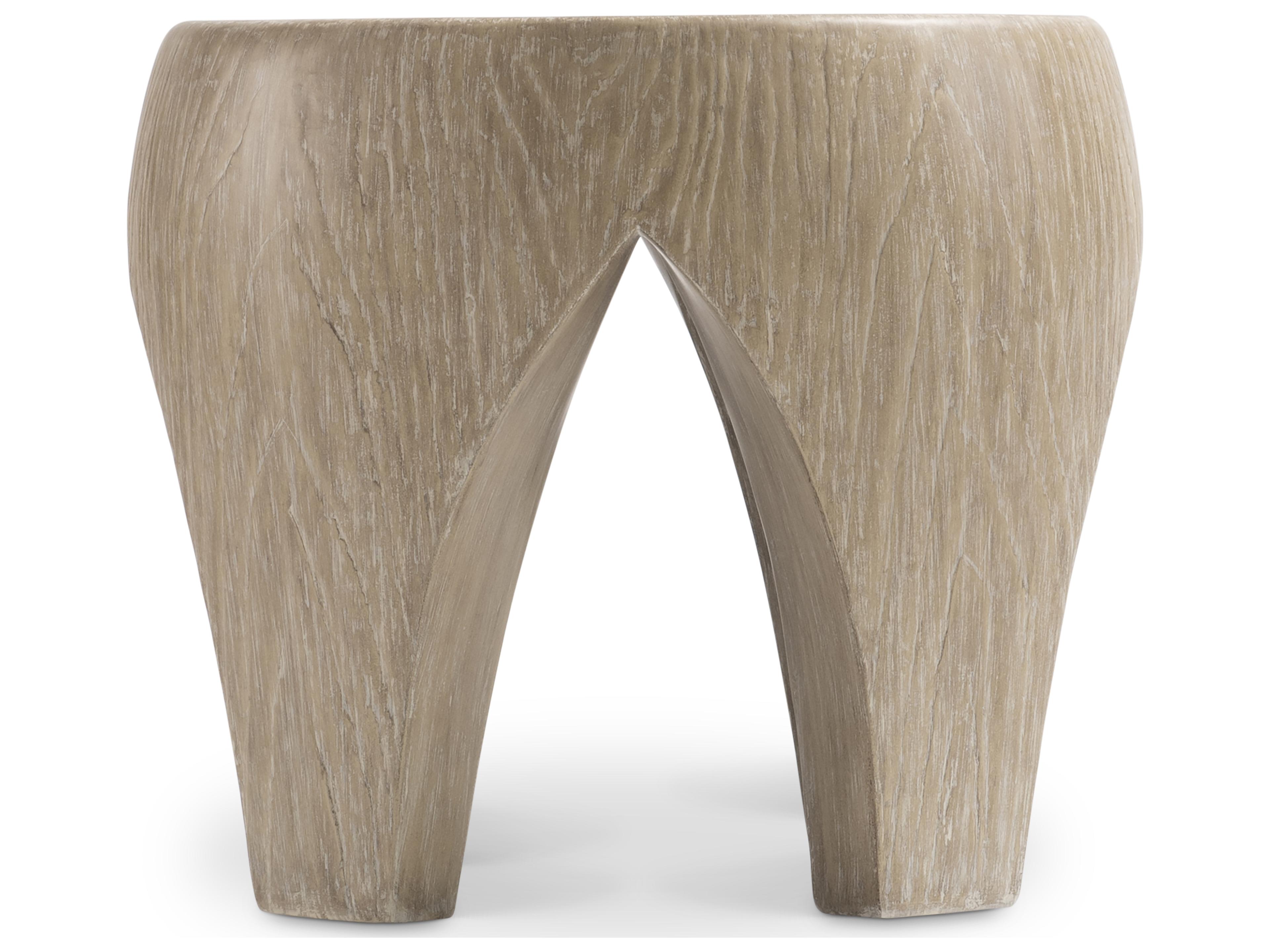 Bernhardt Exteriors Neptune Brown Concrete End Table
