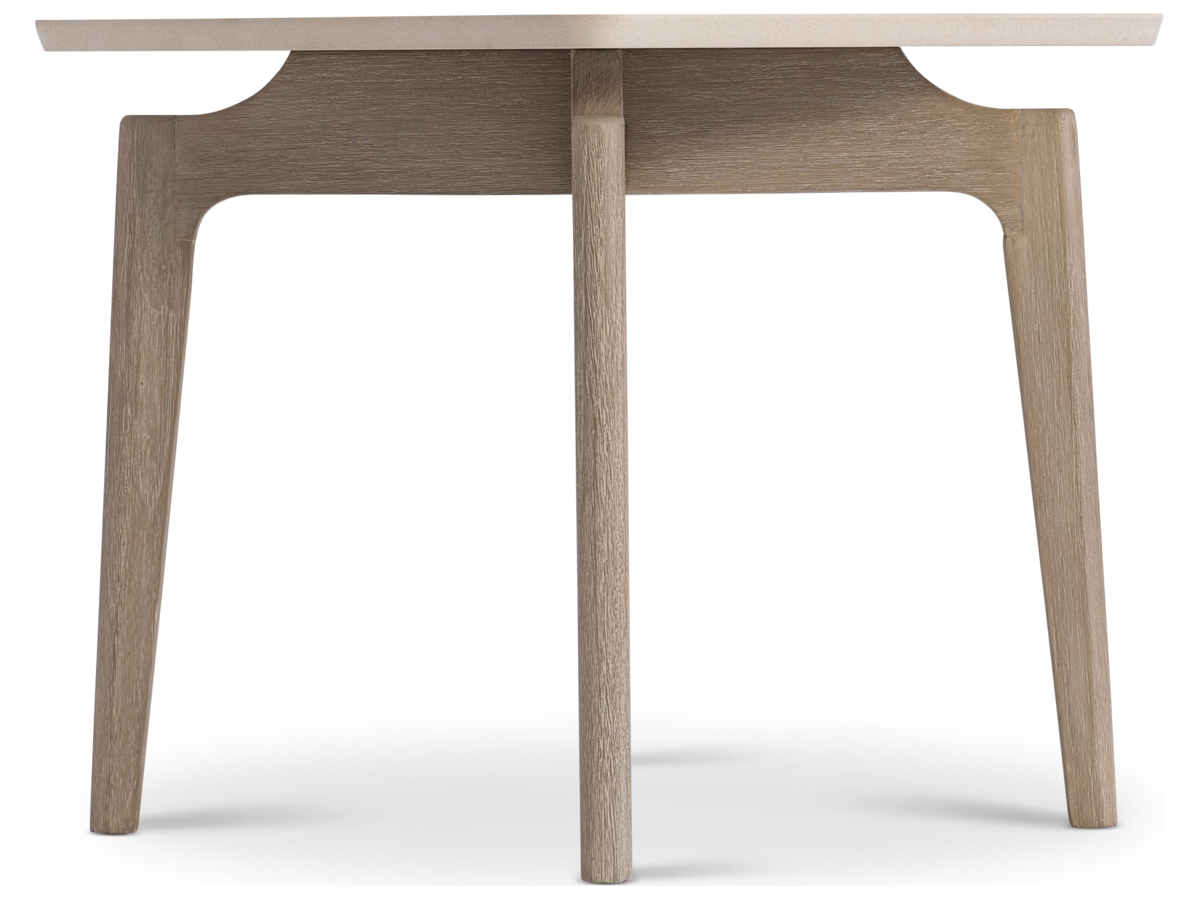 Bernhardt Exteriors Aurora White Stone End Table
