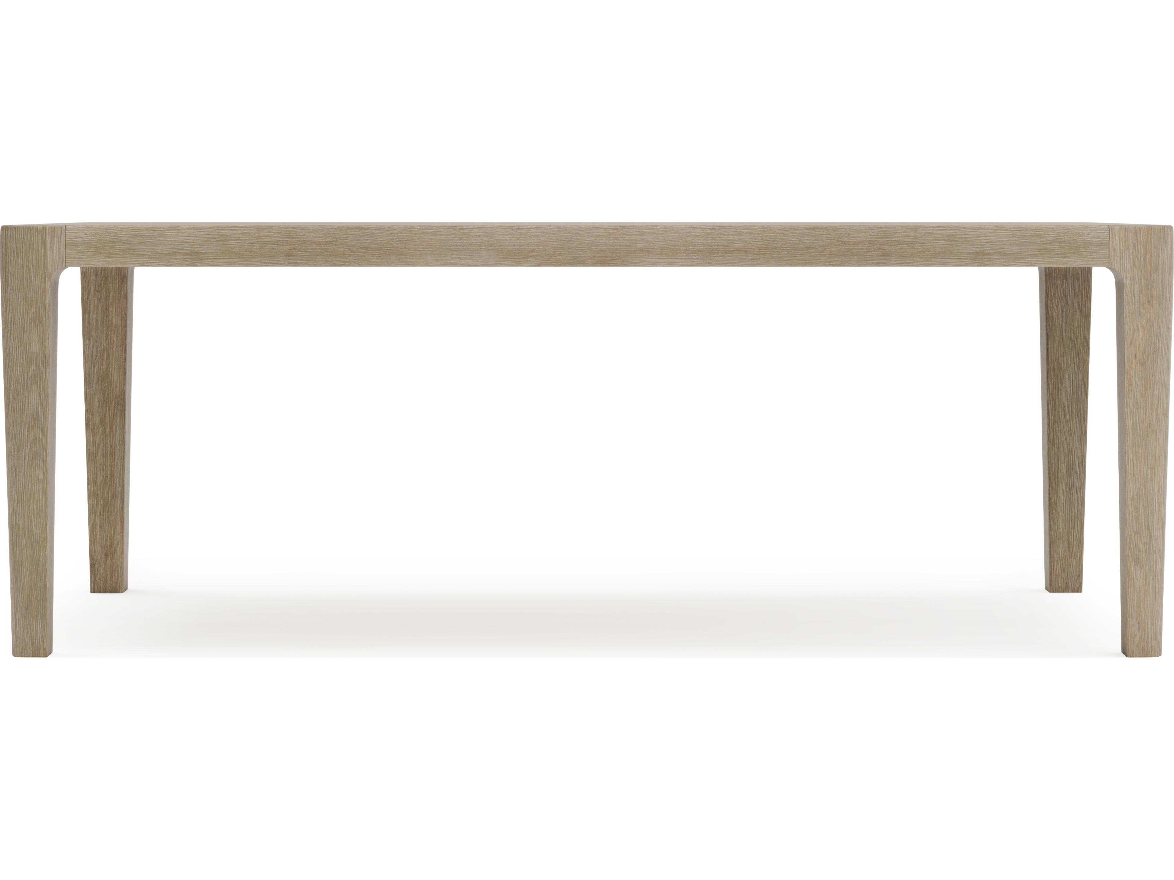 Bernhardt Exteriors Edenton Brown Teak Rectangular Dining Table