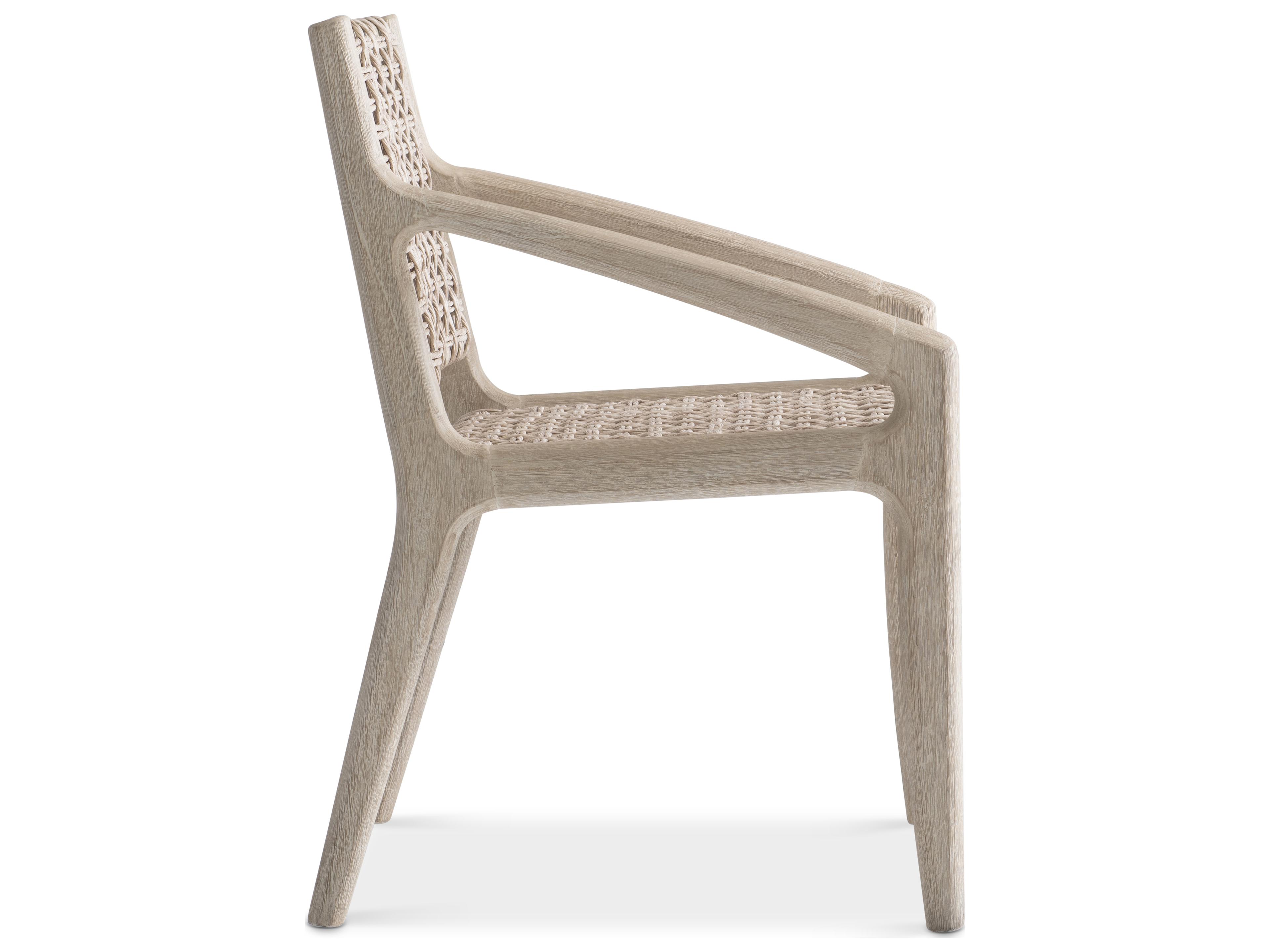 Bernhardt Exteriors Atlas Brown Teak Cushion Lounge Chair