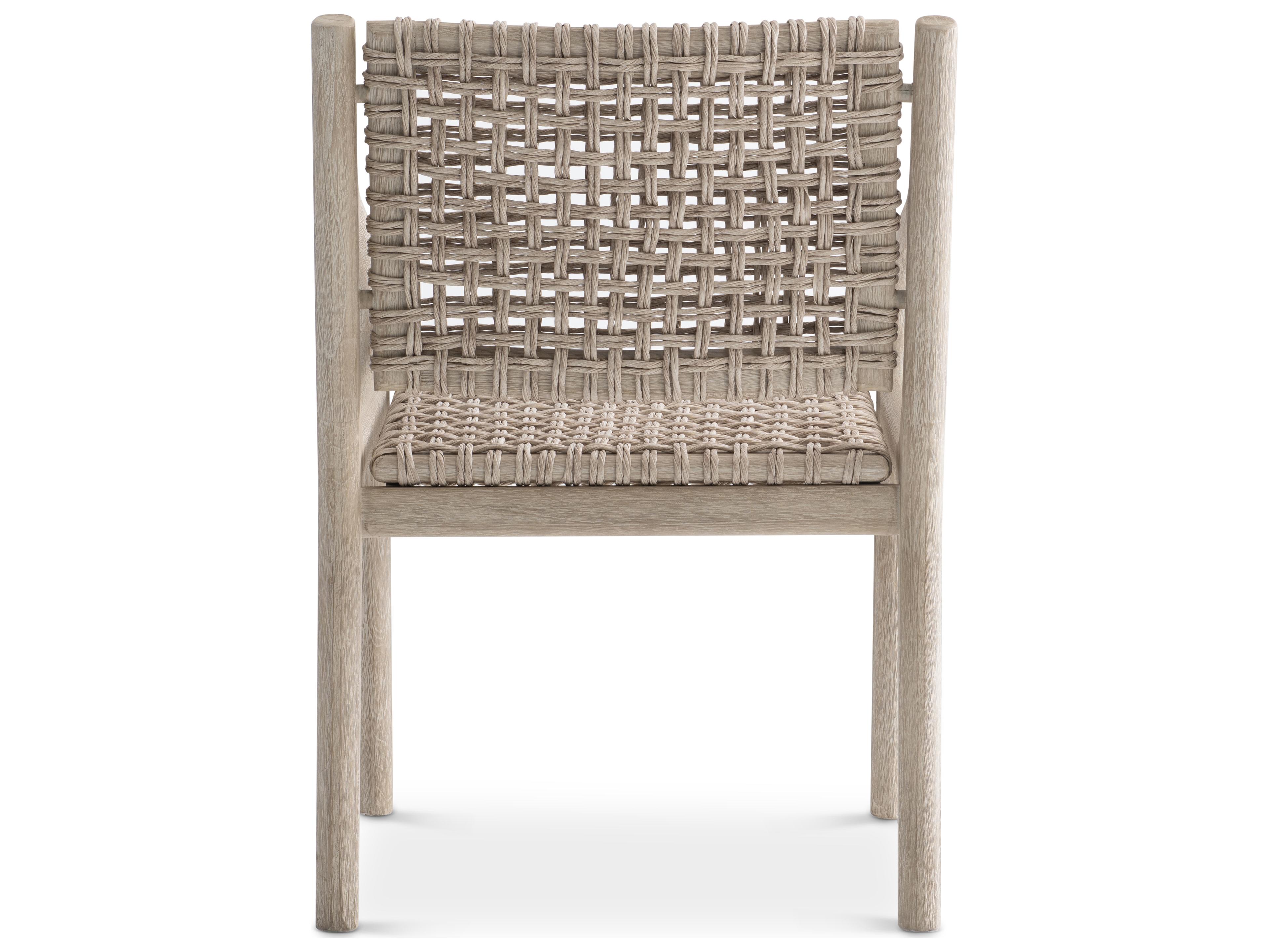 Bernhardt Exteriors Atlas Brown Teak Cushion Lounge Chair