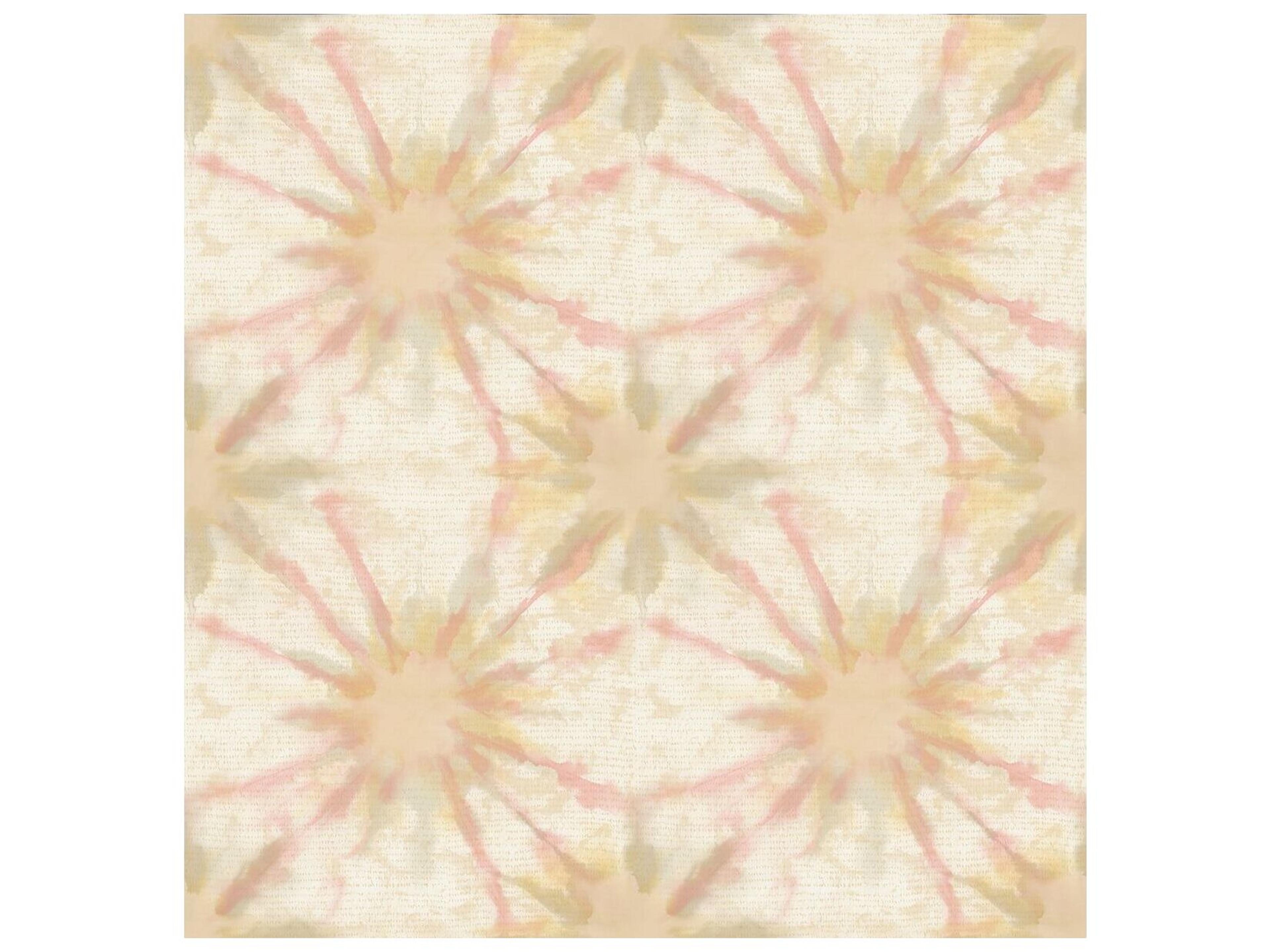 Kismet Iris Pink Shibori Wallpaper Boho Chic