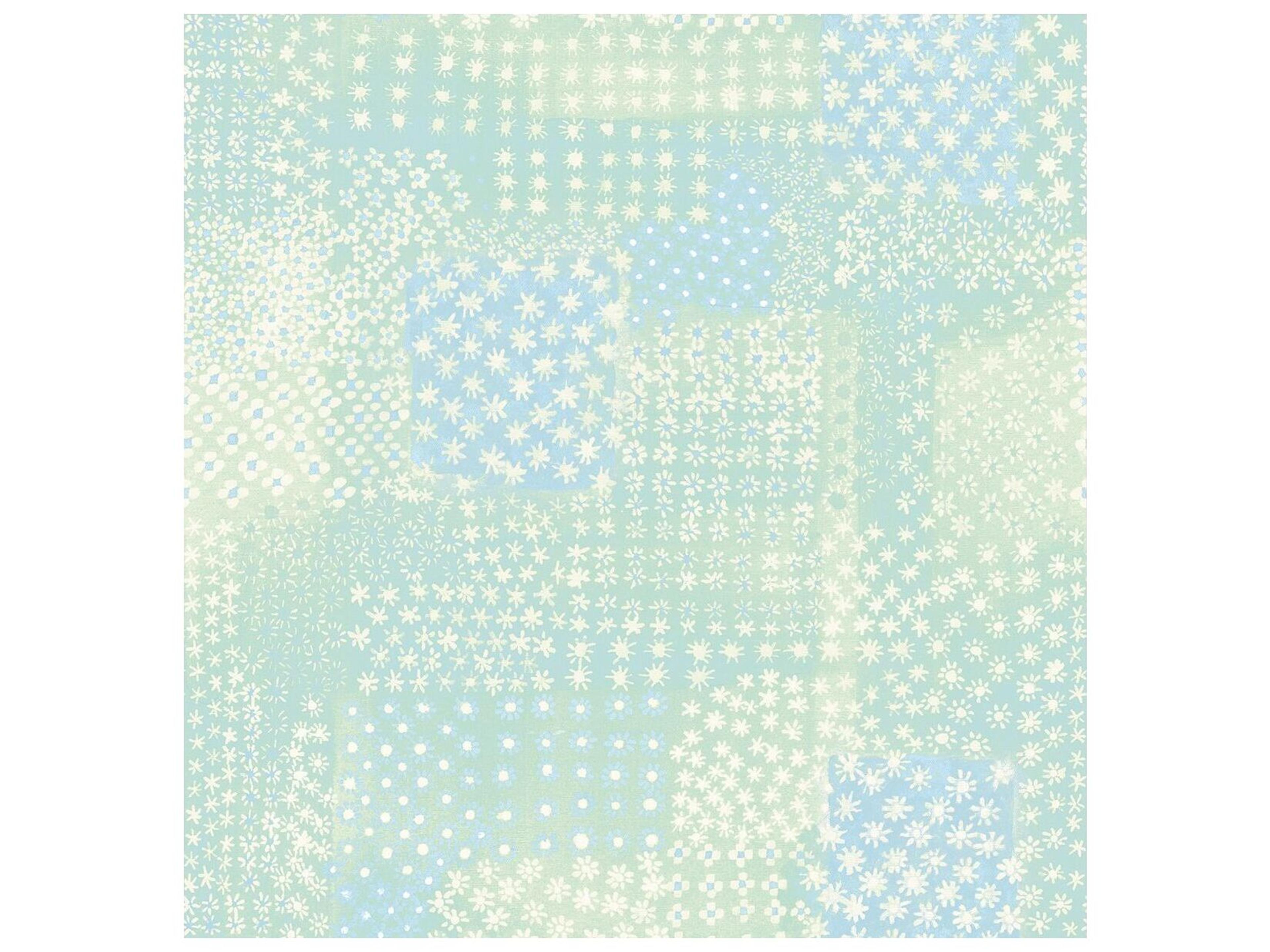 Brewster Home Fashions A-street Prints Flower Power Green Patchwork Wallpaper