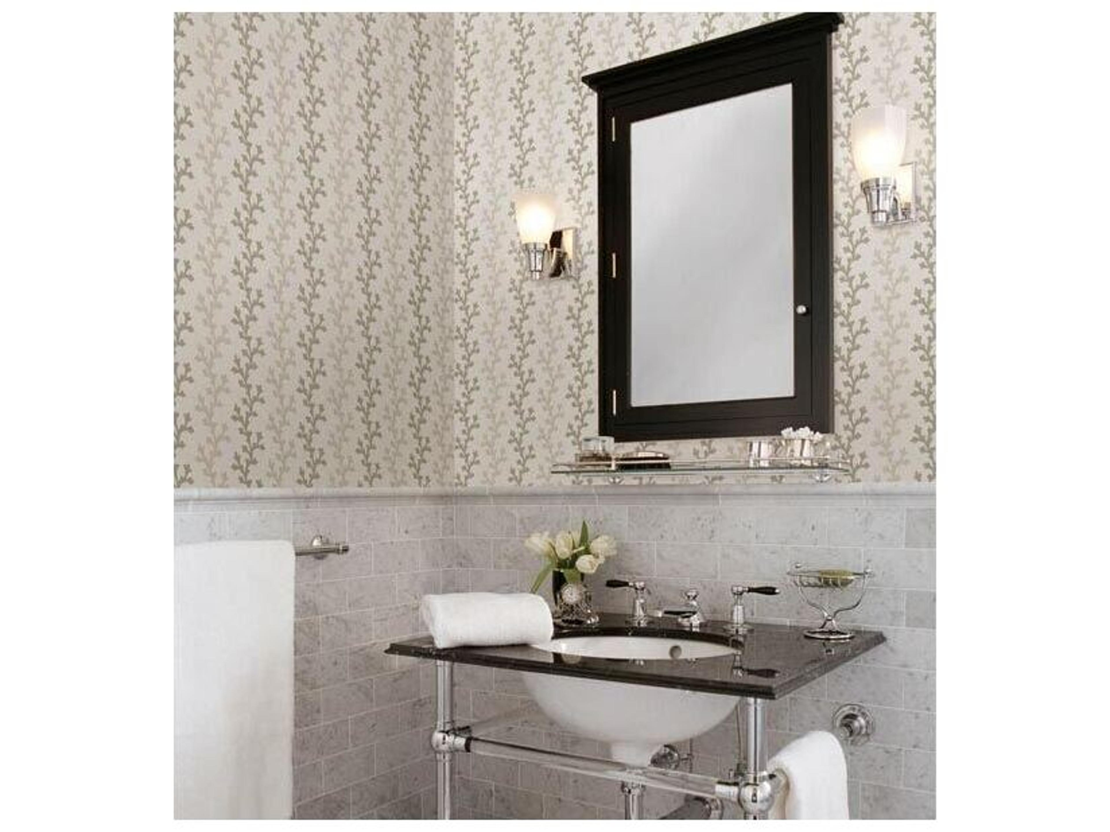 Brewster Home Fashions Bath Iv Georgina Sand Ombre Coral Wallpaper