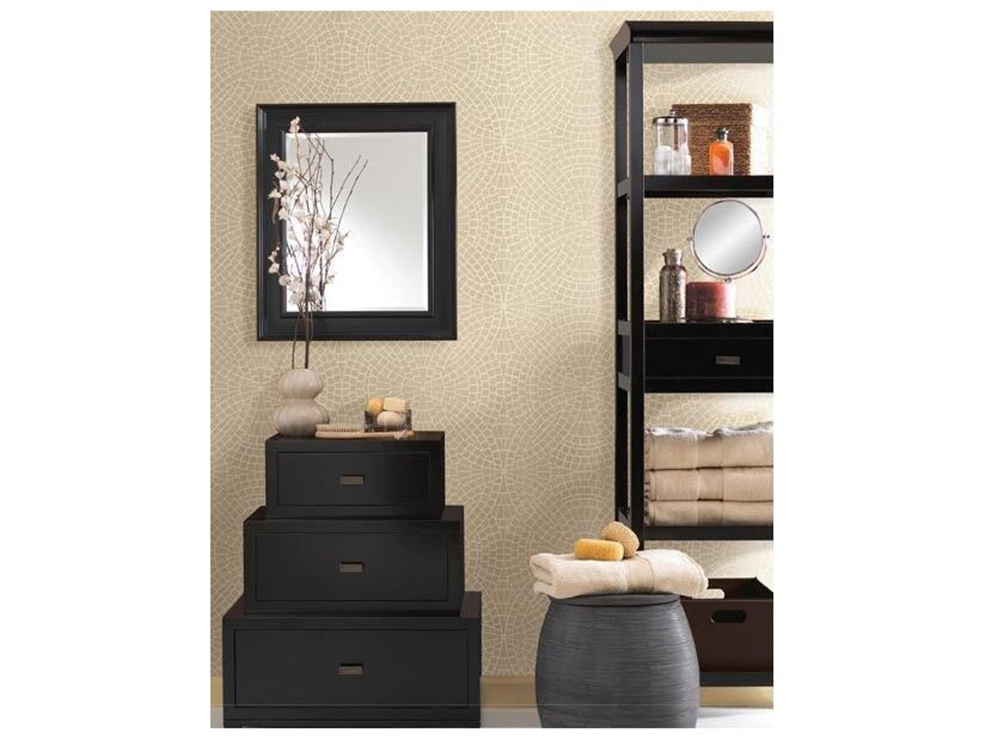 Brewster Home Fashions Bath Iv Hanley Sand Mosiac Tile Wallpaper