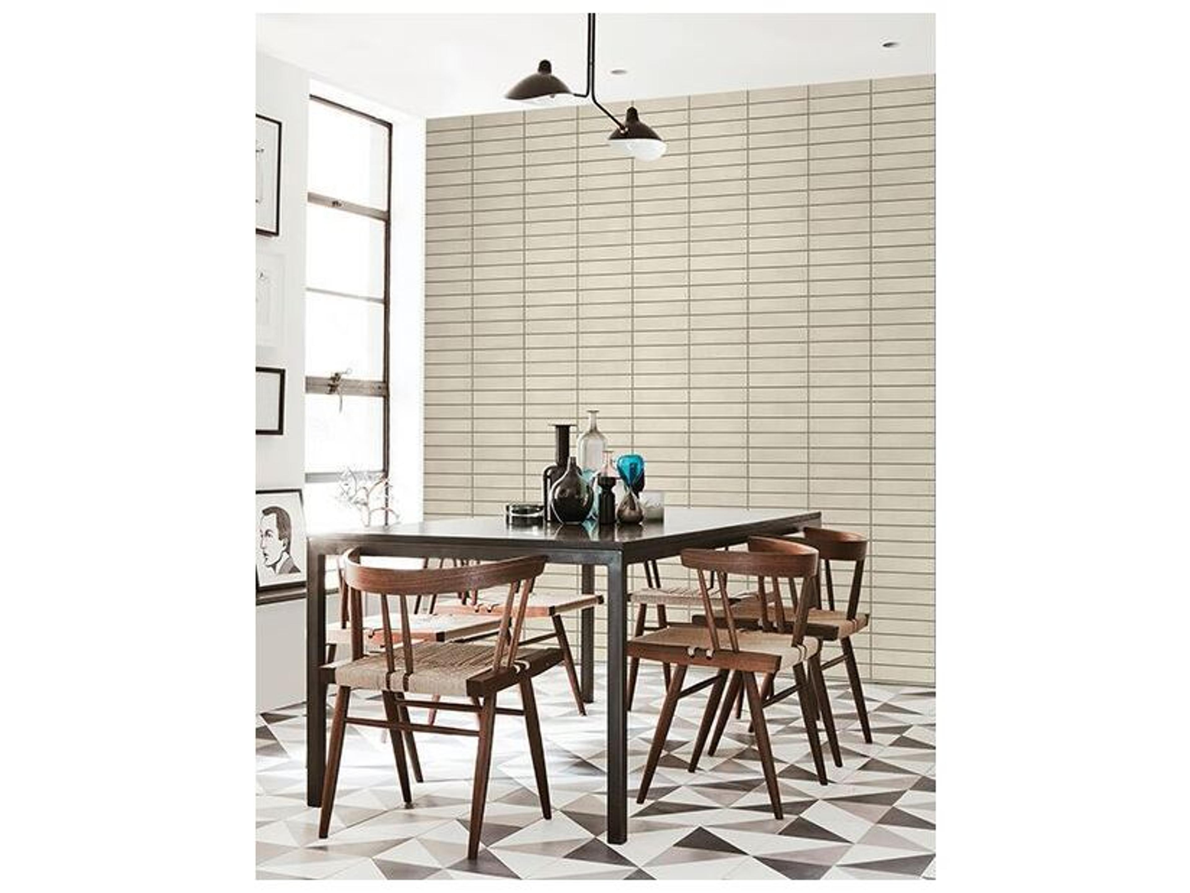 Brewster Home Fashions A-street Prints Midcentury Modern Bone Brick Wallpaper