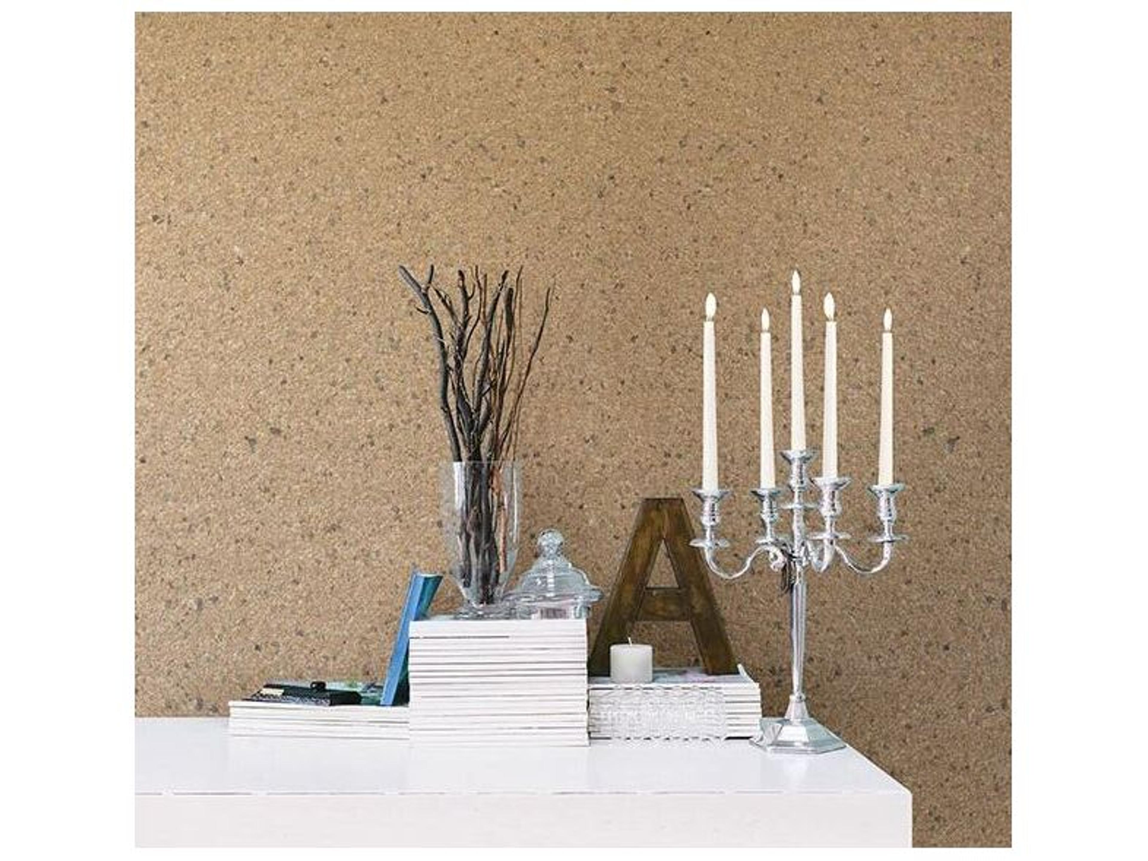 Brewster Home Fashions Kenneth James Petra Bone Mica Chip Wallpaper