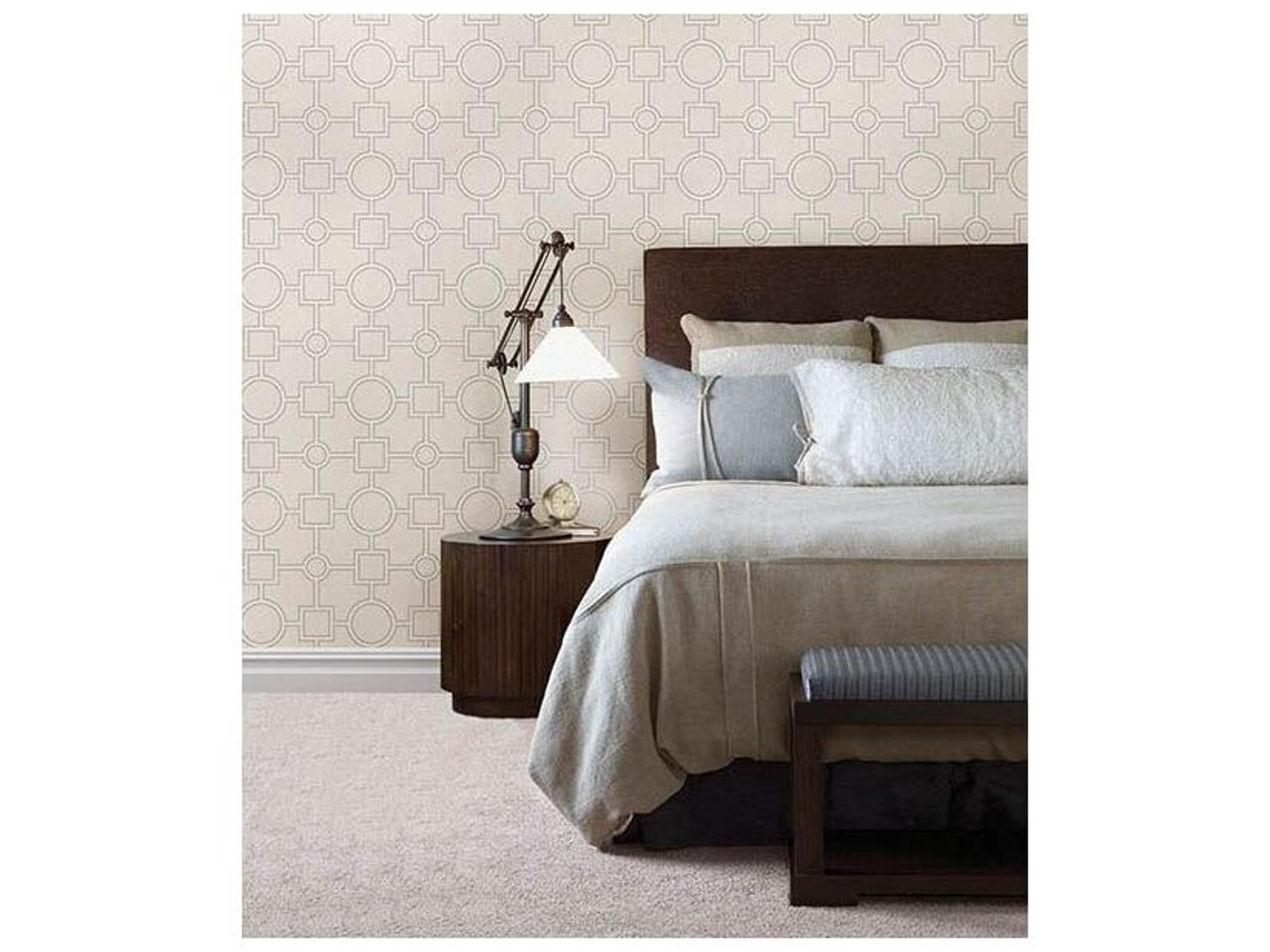 Brewster Home Fashions A-street Prints Matrix Light Grey Geometric Wallpaper