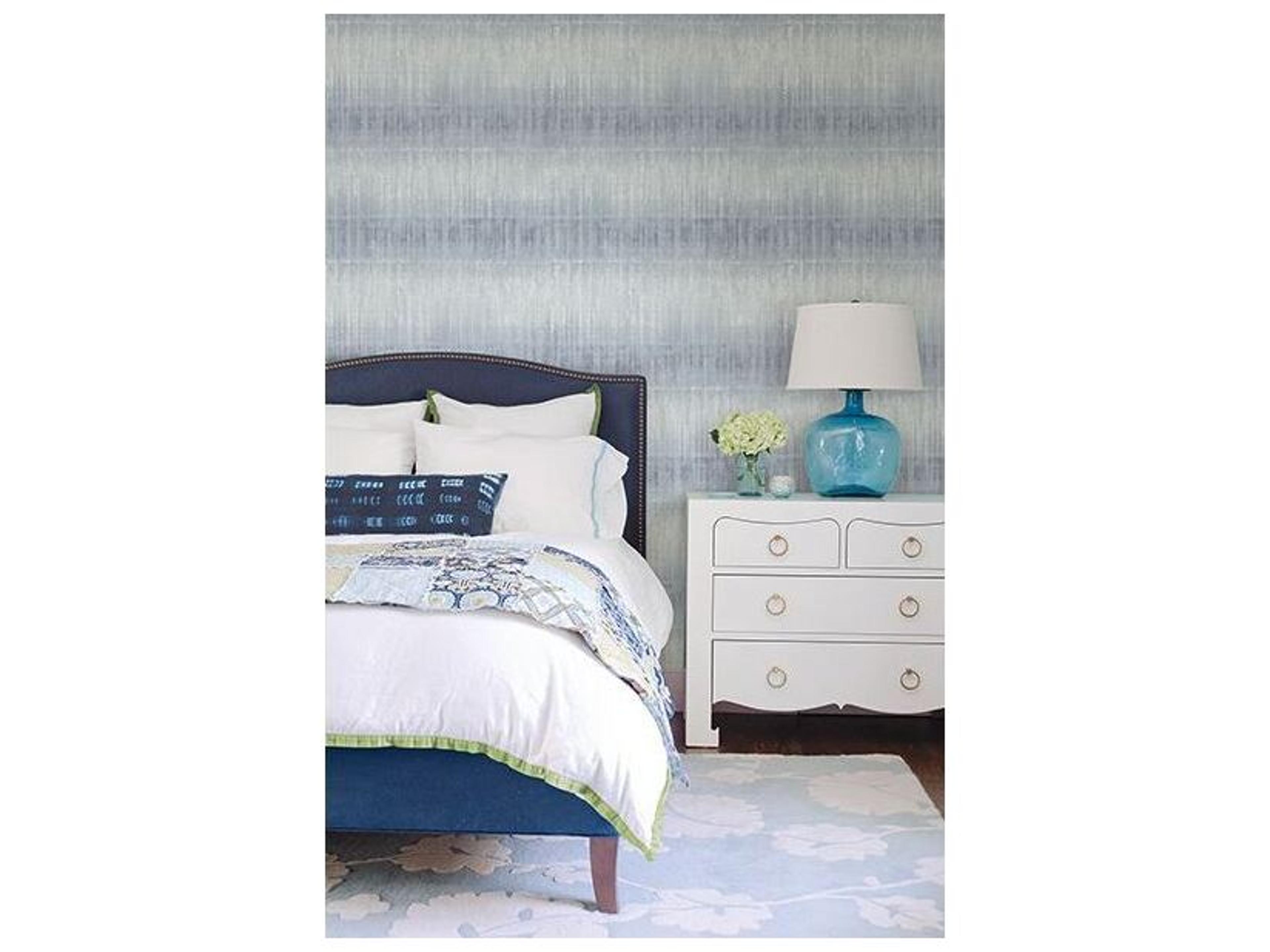 Brewster Home Fashions A-street Prints Sanctuary Blueberry Texture Stripe Wallpaper