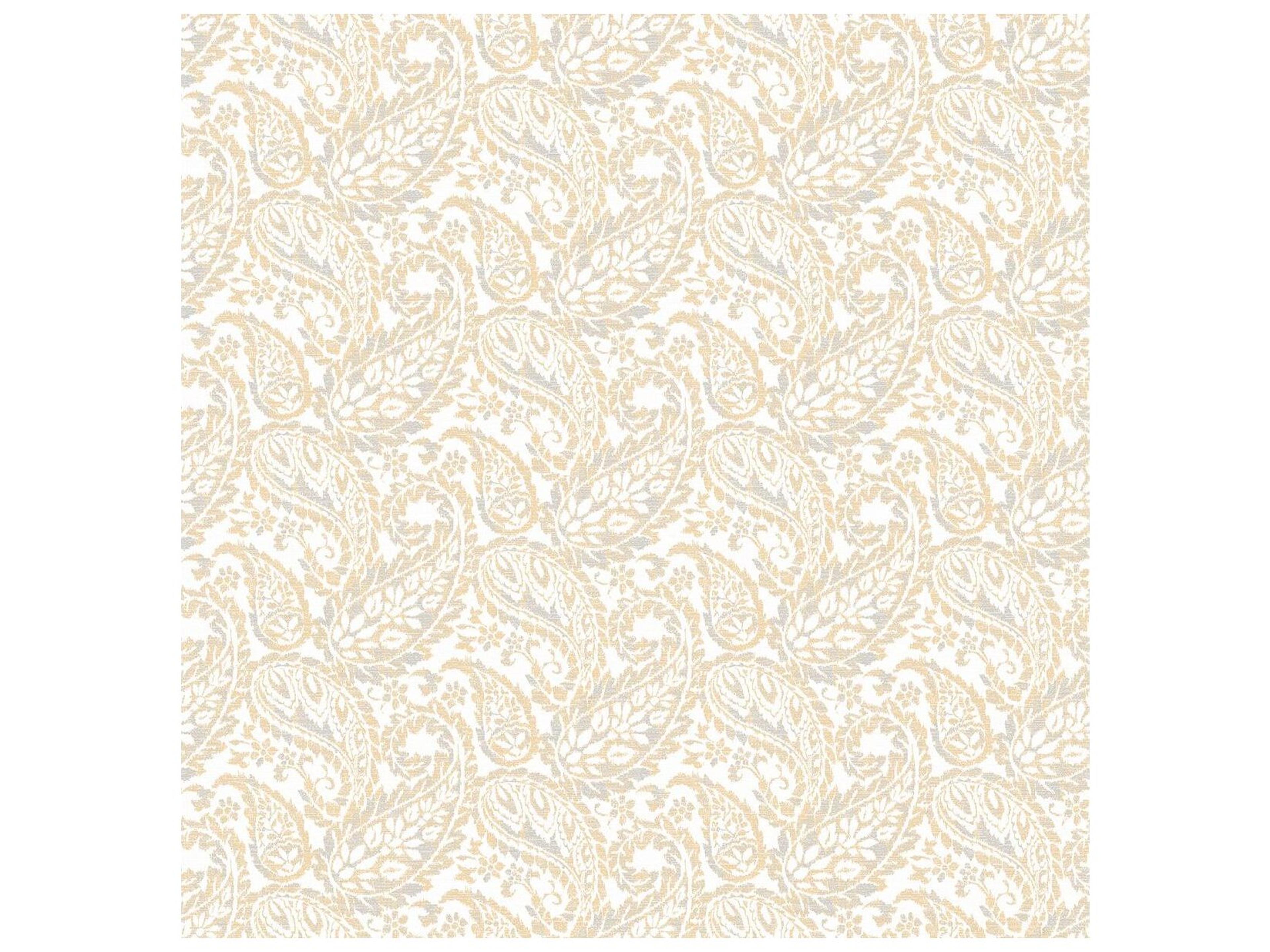 A-street Prints Adrian Honey Paisley Wallpaper