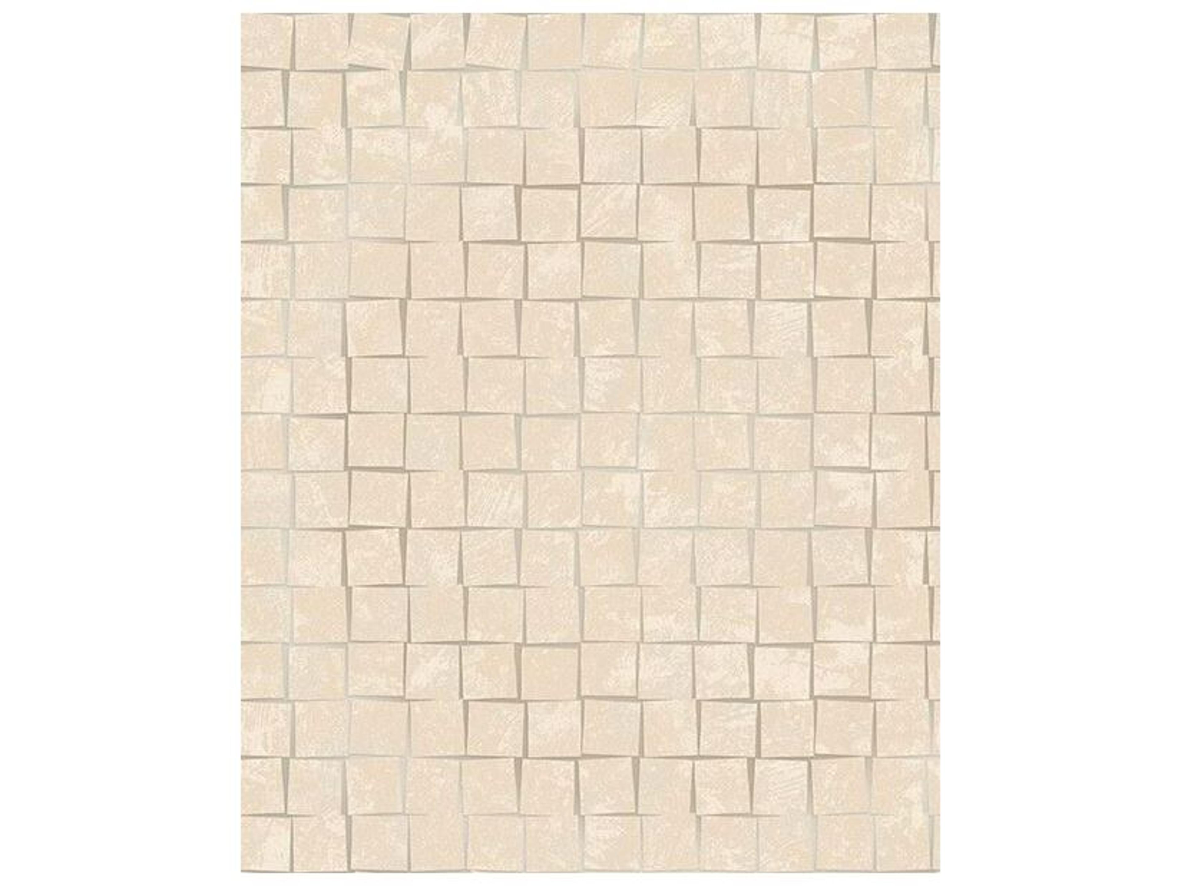 Decorline Cubist Taupe Geometric Wallpaper