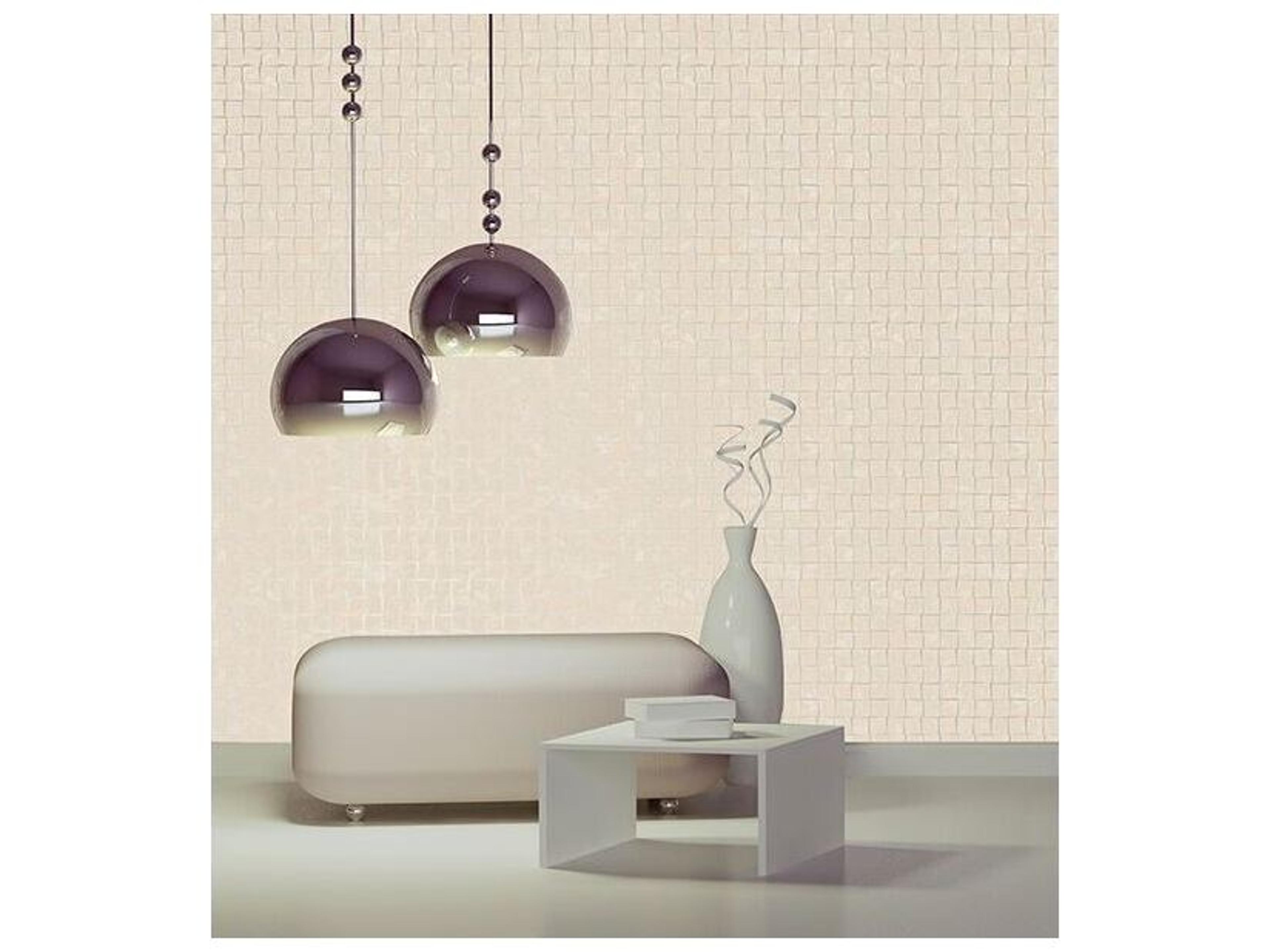 Brewster Home Fashions Decorline Cubist Taupe Geometric Wallpaper