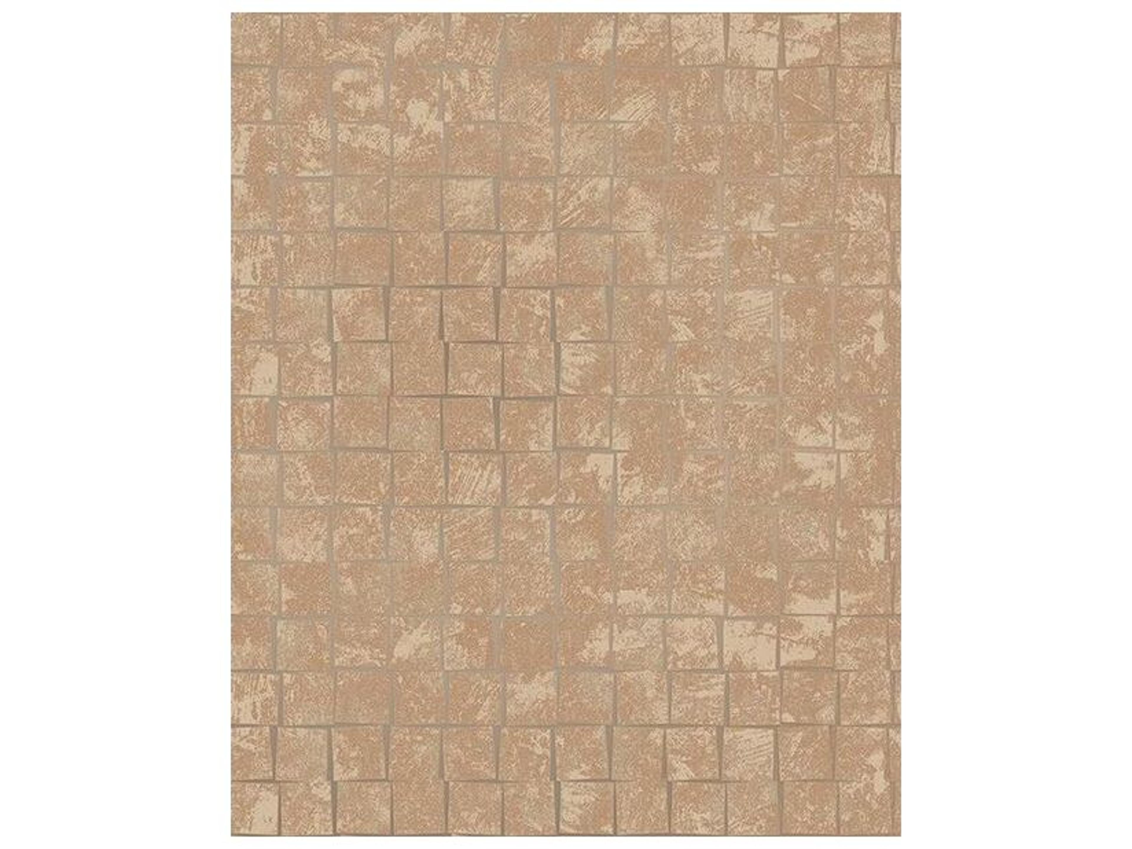 Decorline Cubist Copper Geometric Wallpaper