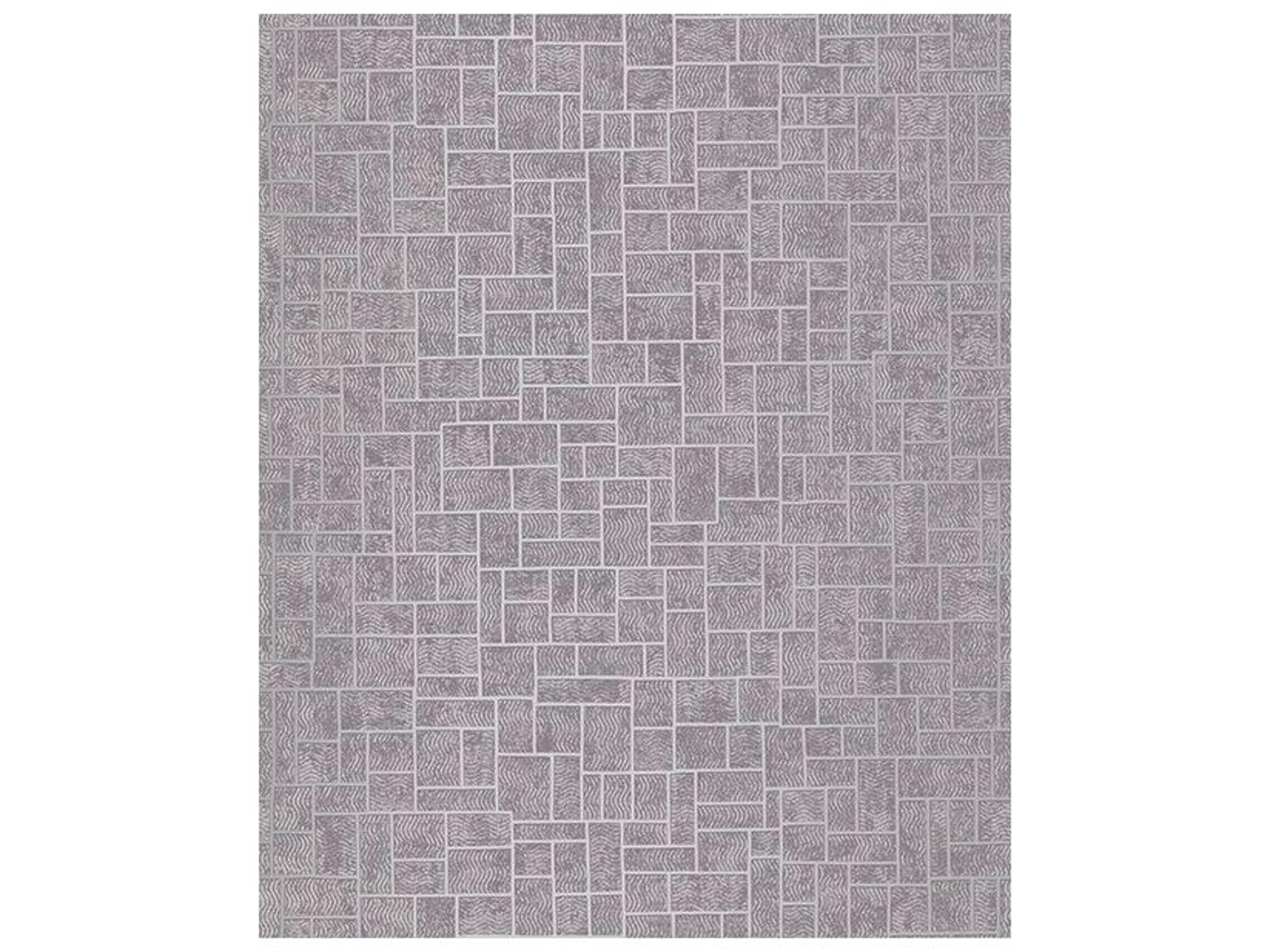 Decorline Etude Purple Geometric Wallpaper