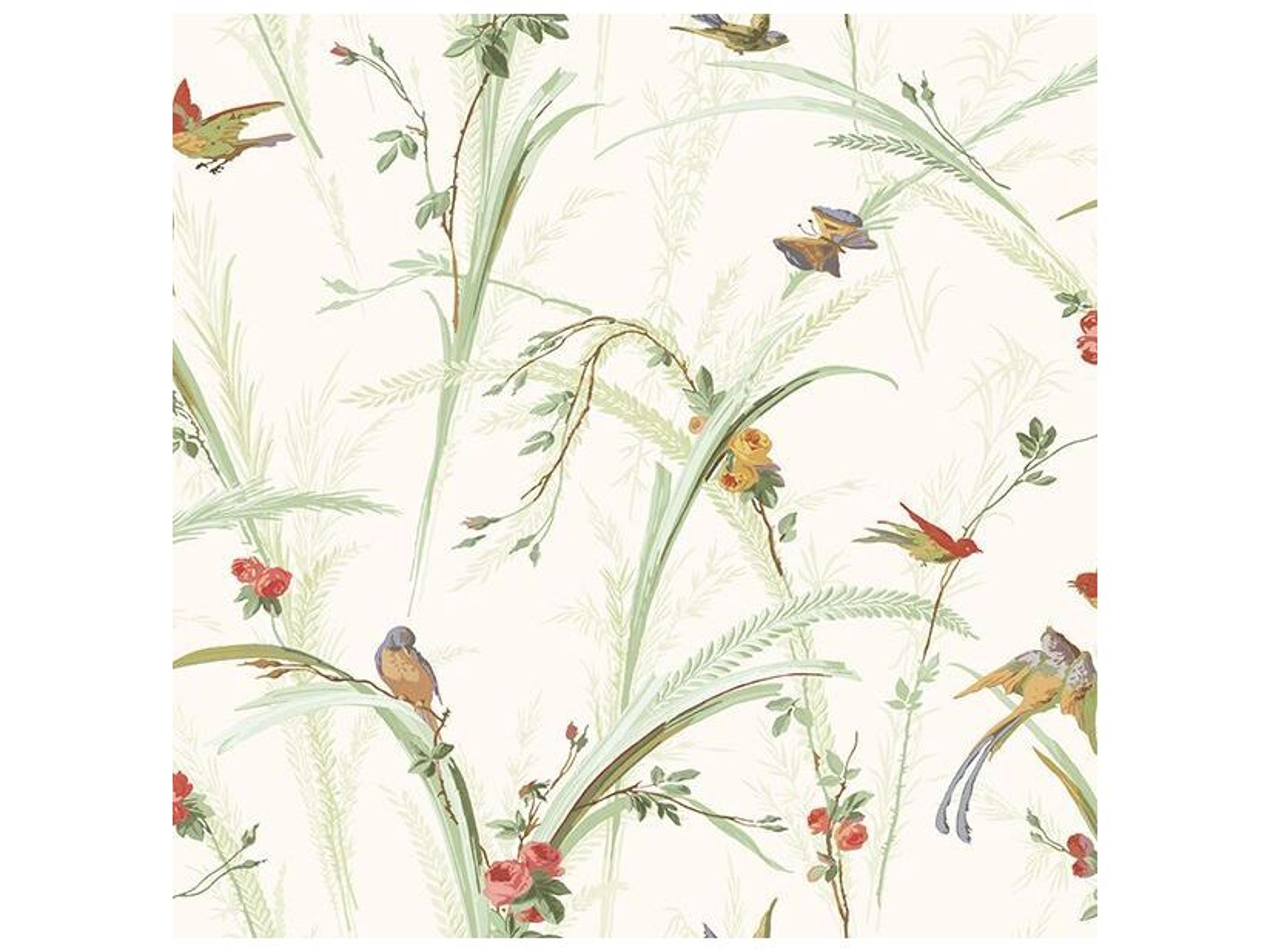Kitchen Bed Bath Resource Iv Doreen Green Botanical Wallpaper