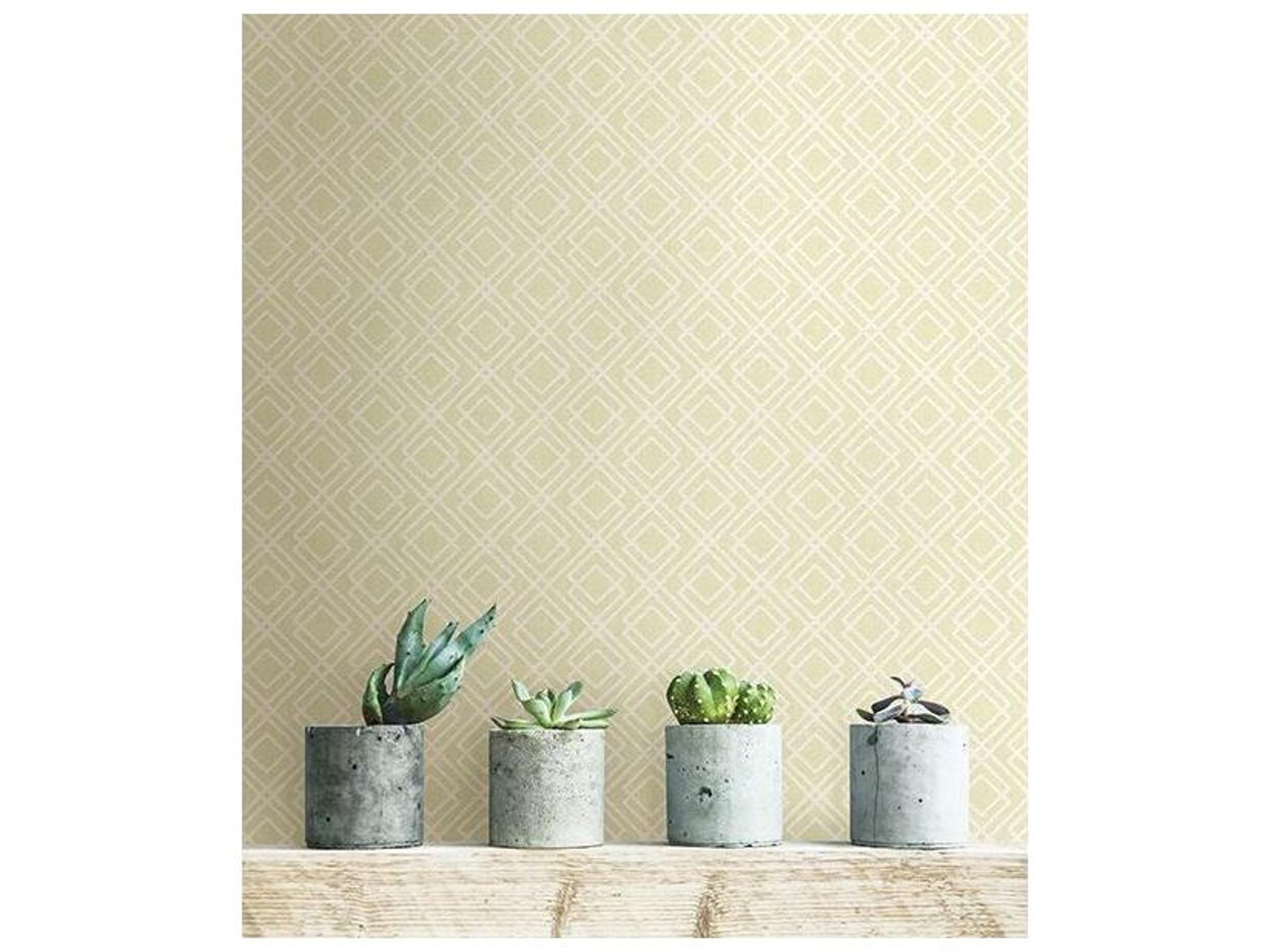 Brewster Home Fashions Kitchen Bed Bath Resource Iv Milly Green Lattice Wallpaper