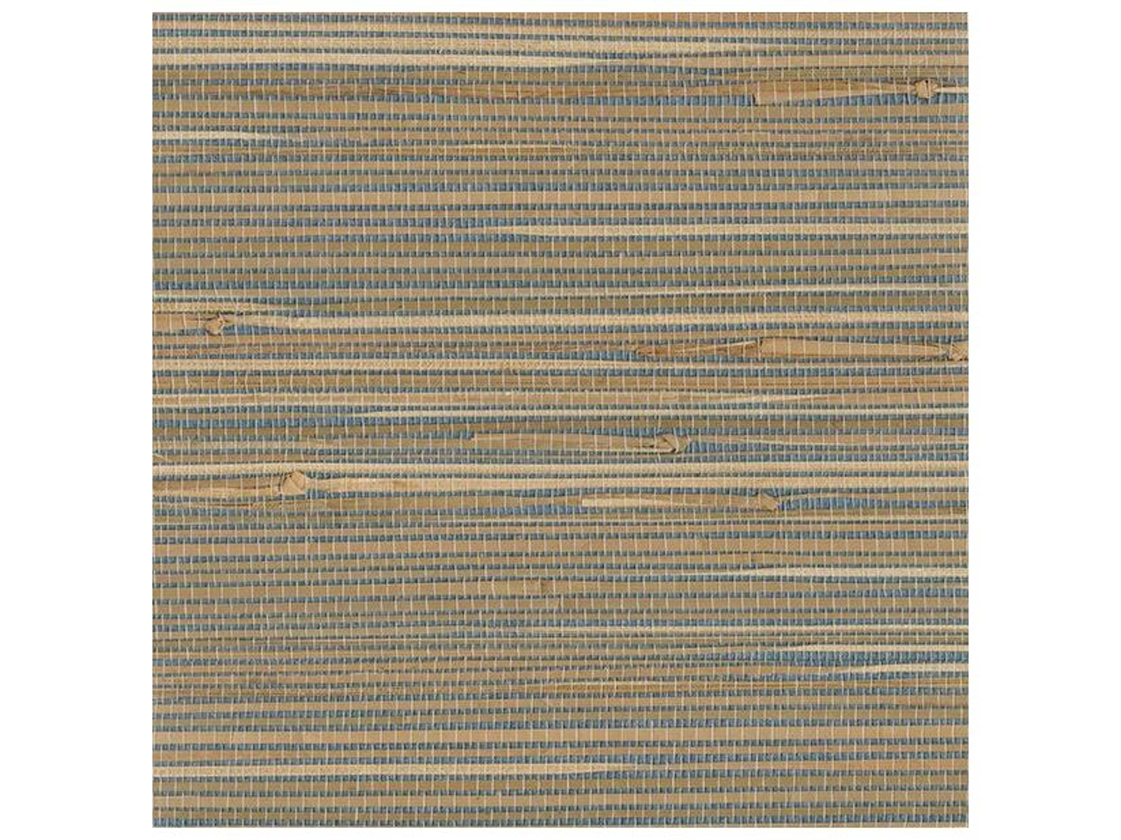 Kenneth James Jissai Mariner Blue Grasscloth Wallpaper
