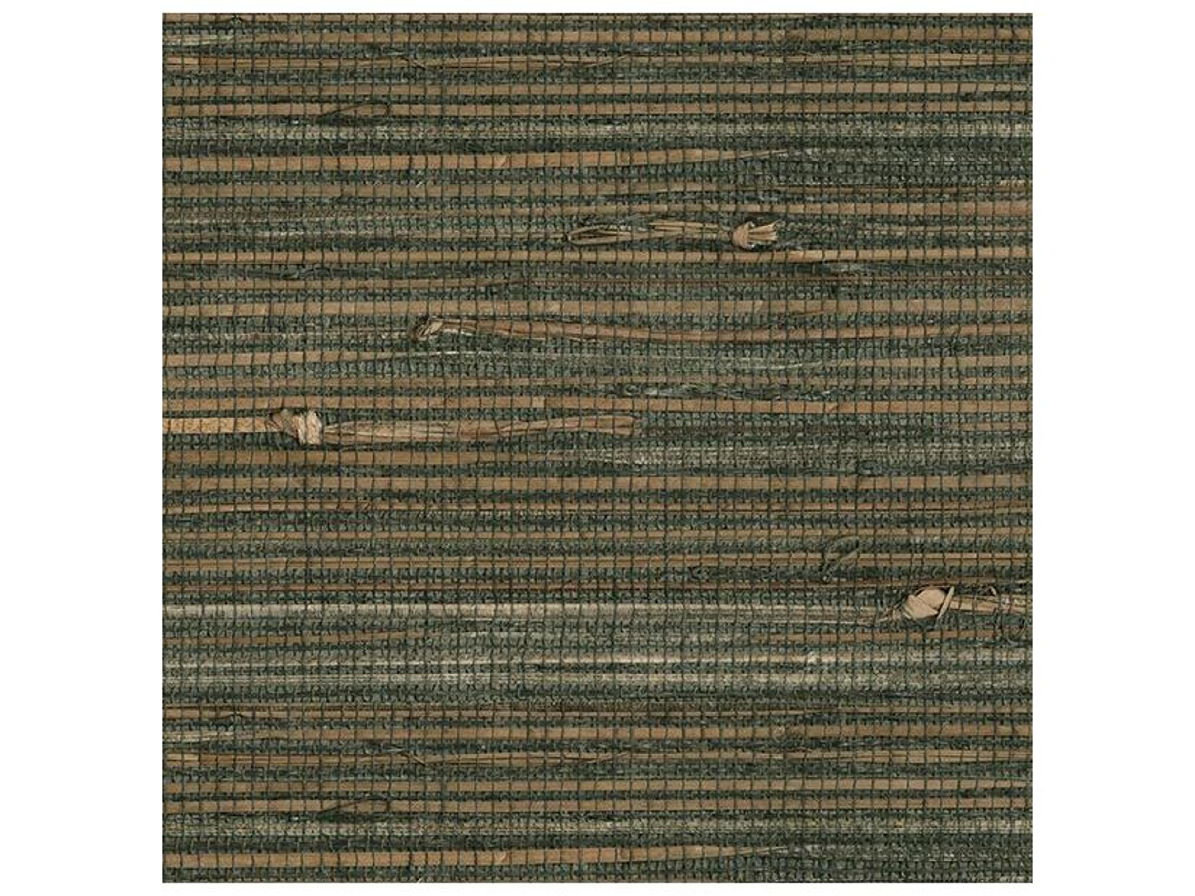 Kenneth James Reju Charcoal Grasscloth Wallpaper