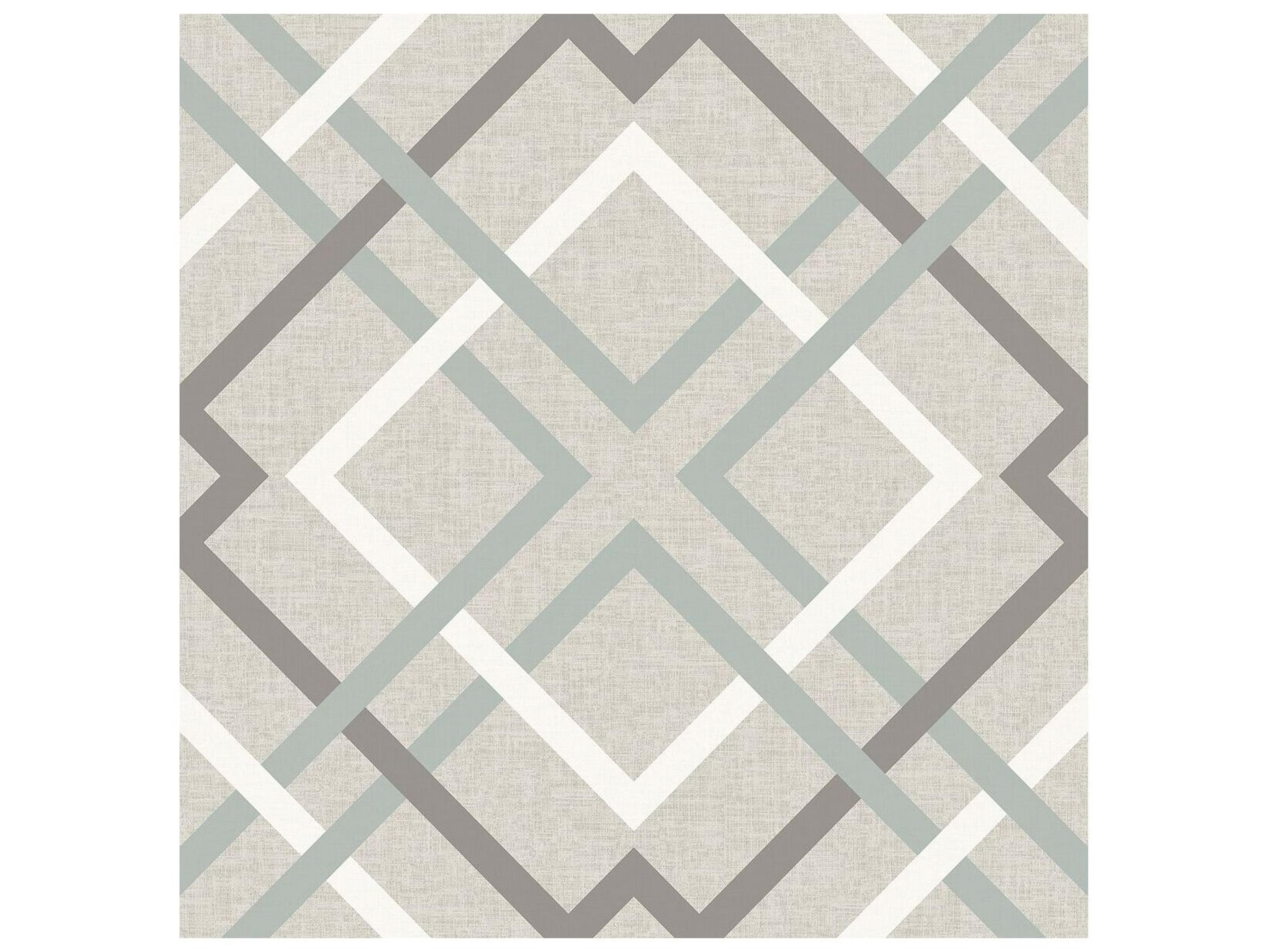 A-street Prints Saltire Taupe Plaid Wallpaper