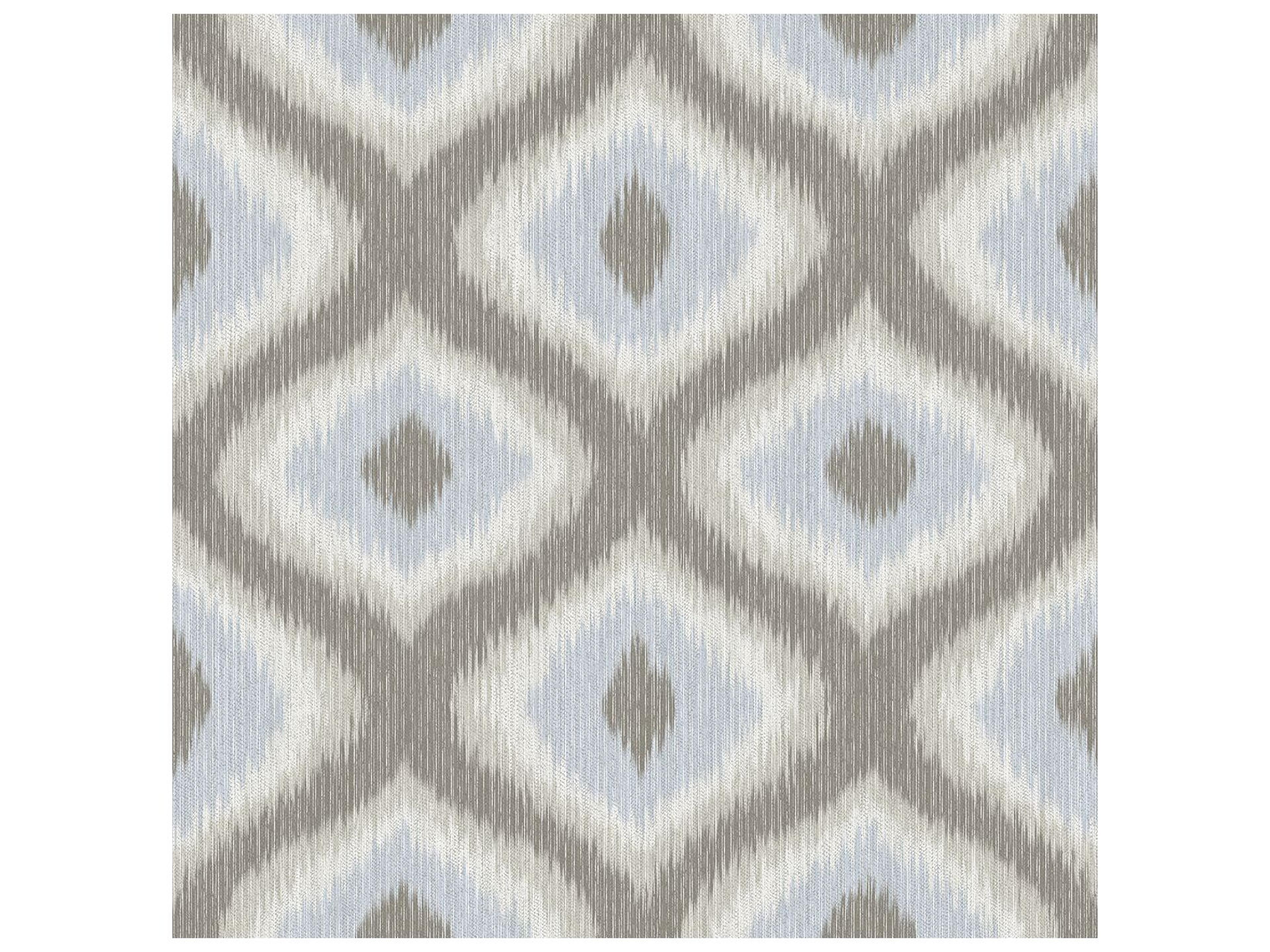 A-street Prints Abra Grey Ogee Wallpaper