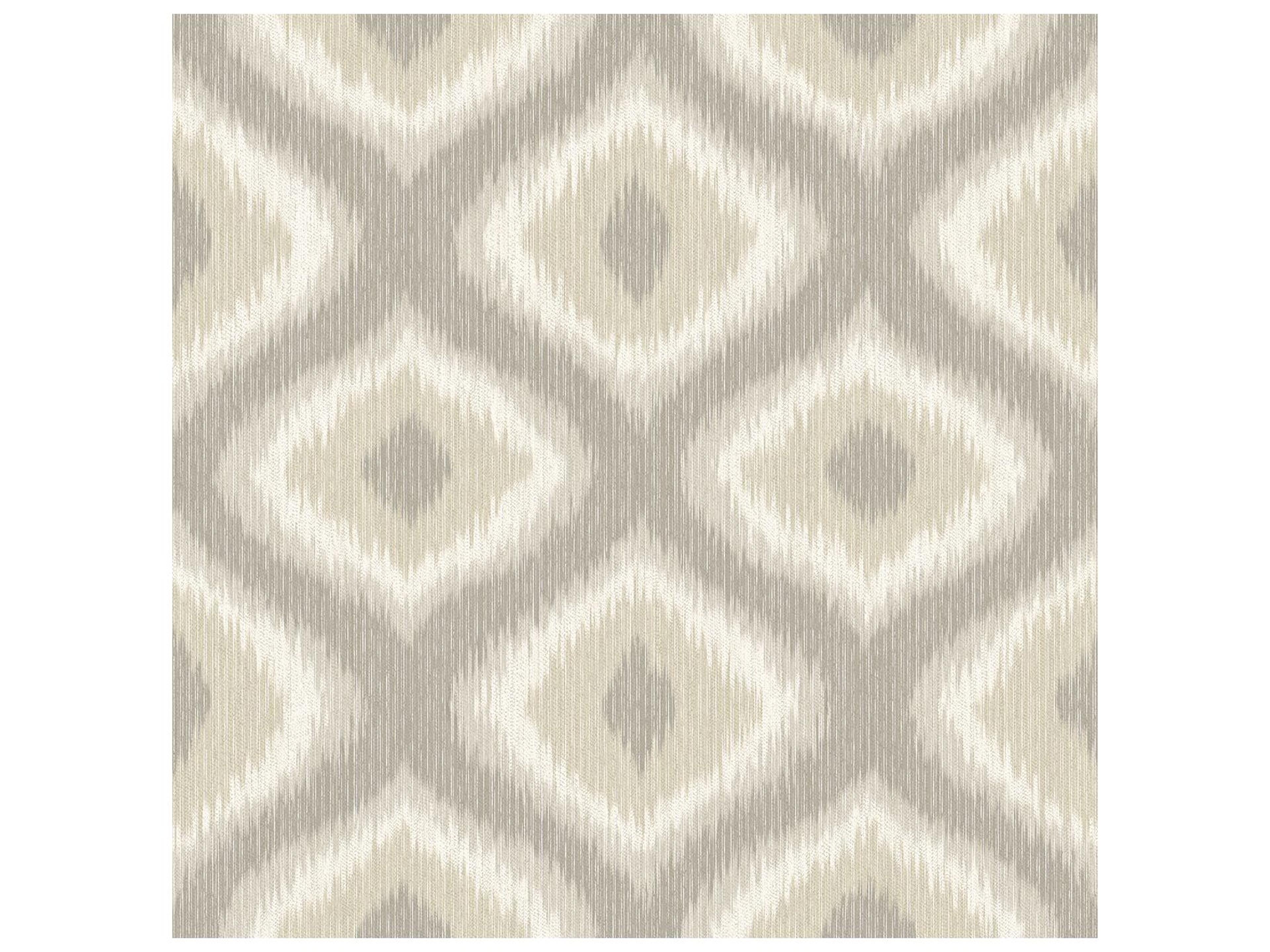 A-street Prints Abra Taupe Ogee Wallpaper