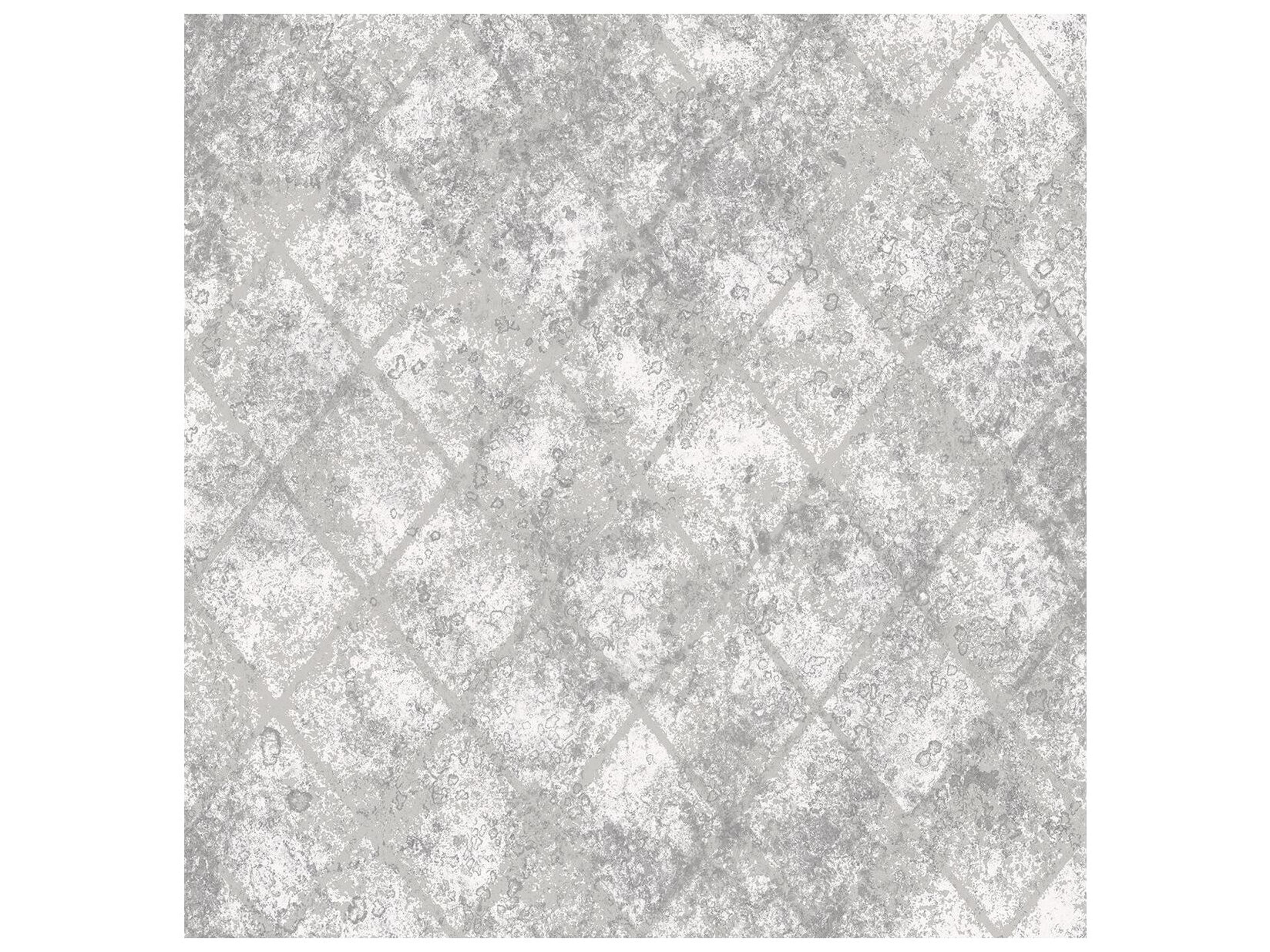 A-street Prints Mercury Glass Silver Distressed Metallic Wallpaper