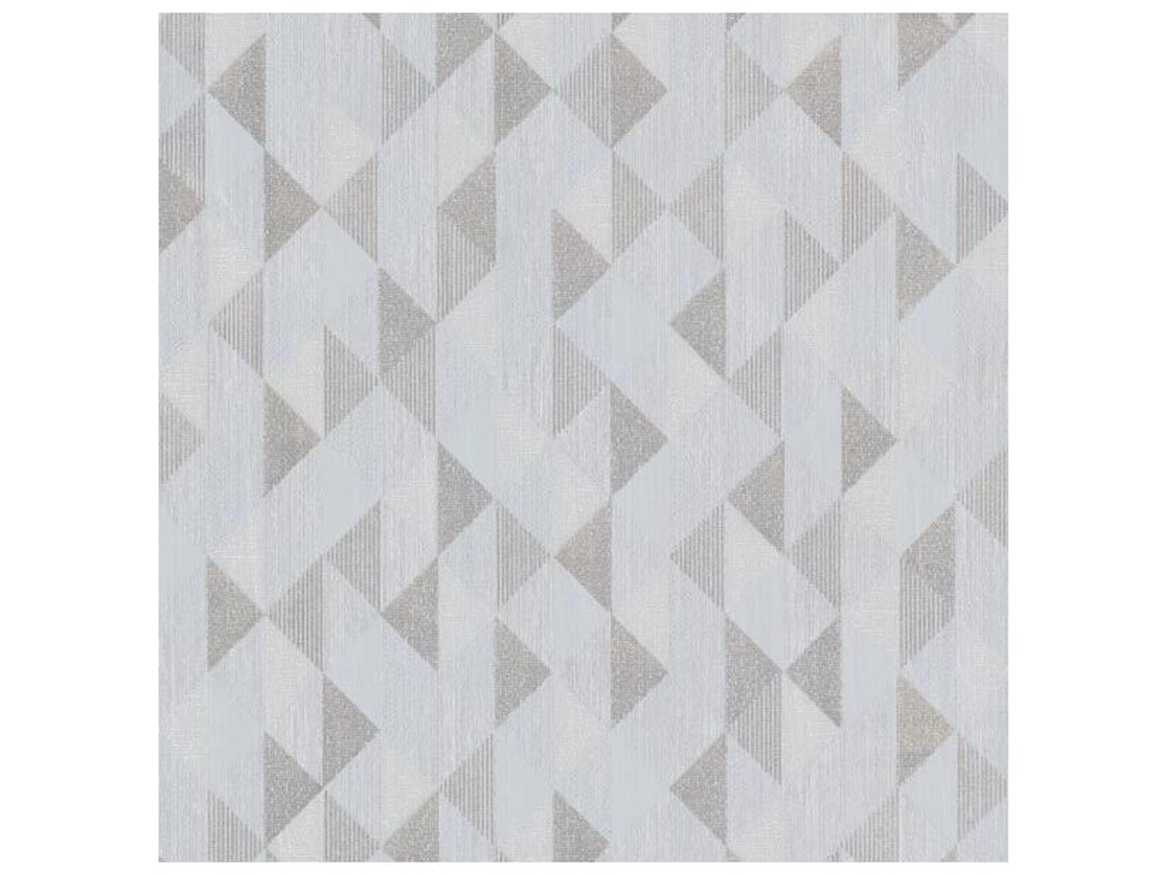 For Your Bath Iii Ethan Silver Triangle Wallpaper