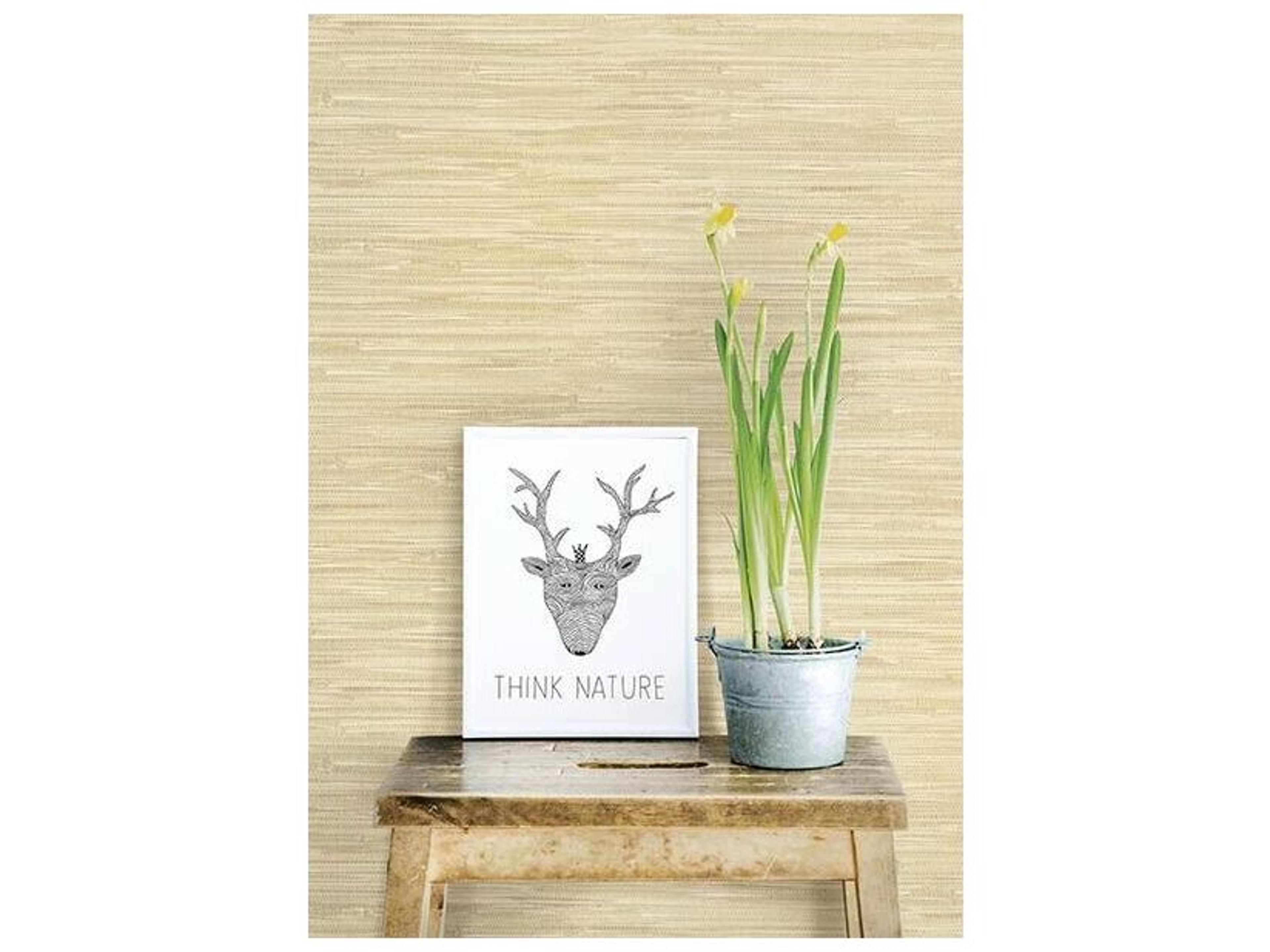 Brewster Home Fashions For Your Bath Iii Natalie Taupe Faux Grasscloth Wallpaper