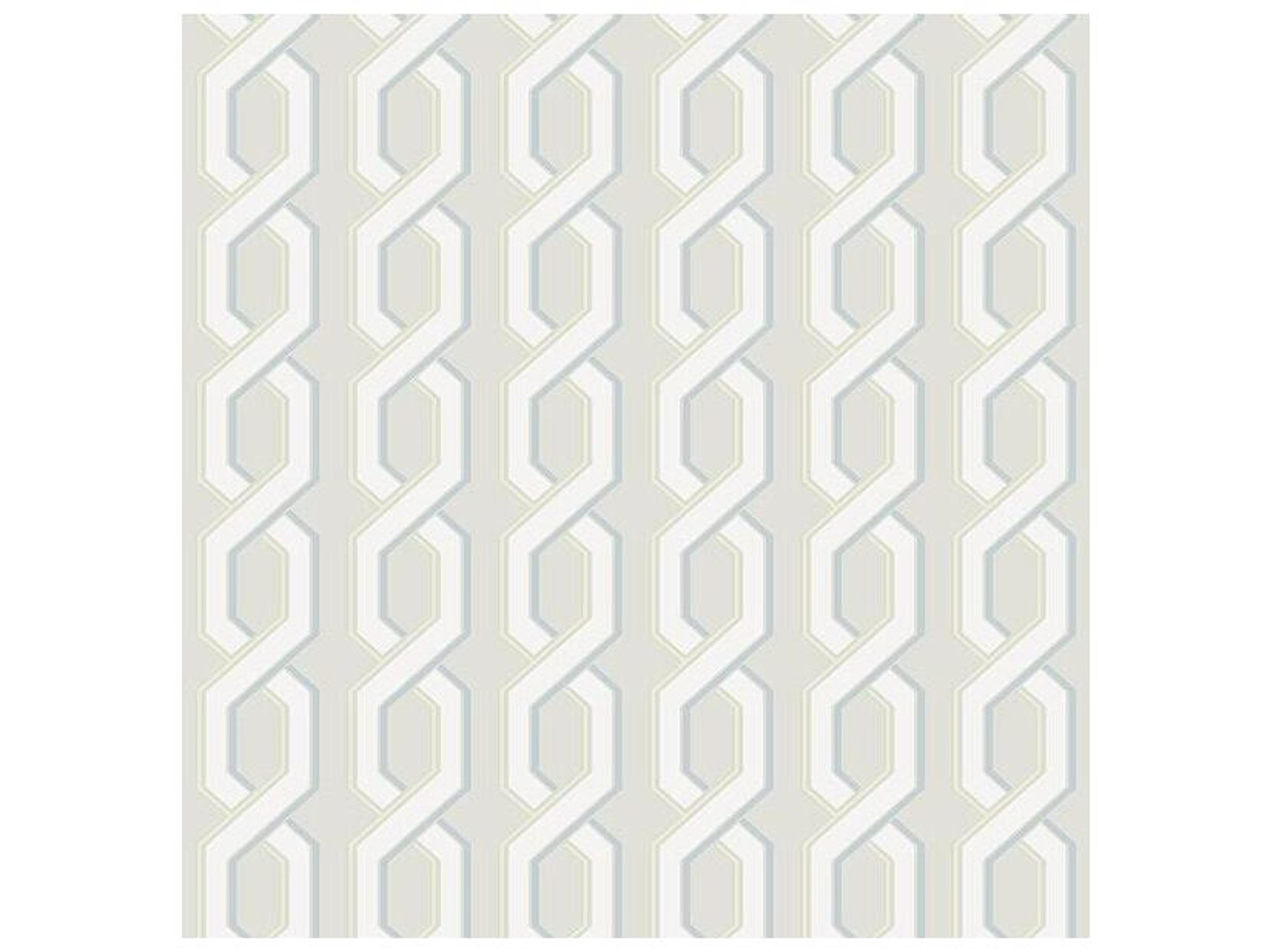 For Your Bath Iii Twist Grey Geometric Wallpaper