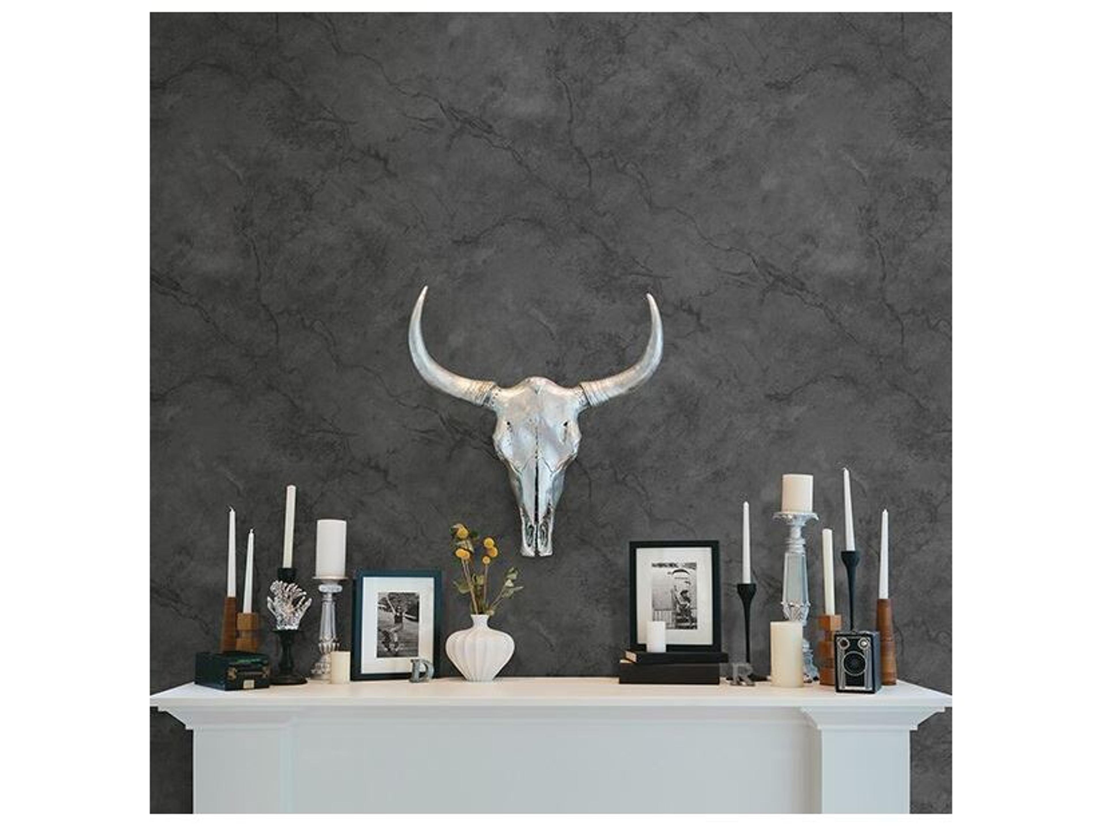 Brewster Home Fashions A-street Prints Innuendo Black Marble Wallpaper