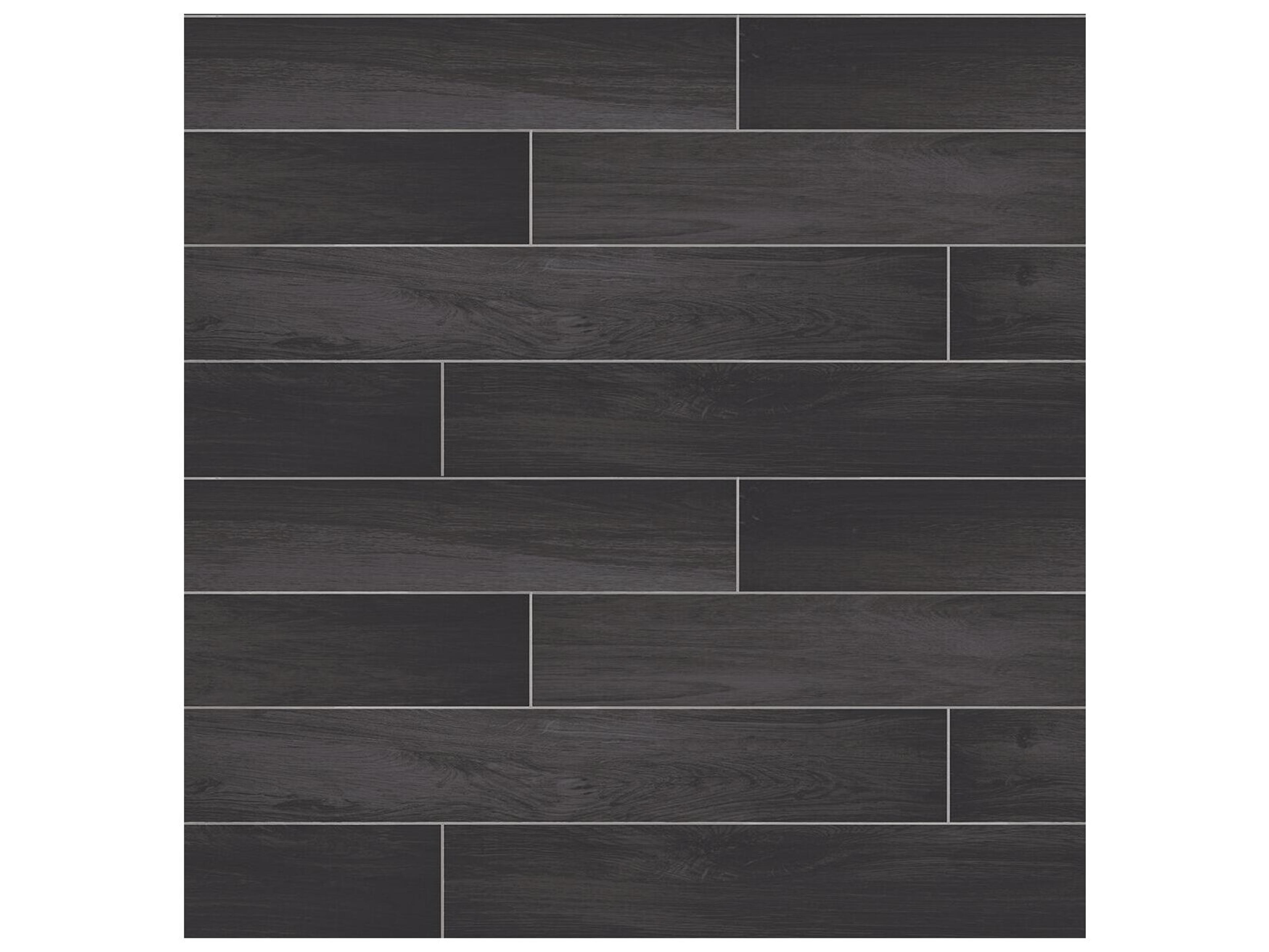 Titan Black Wood Non-Woven Wallpaper