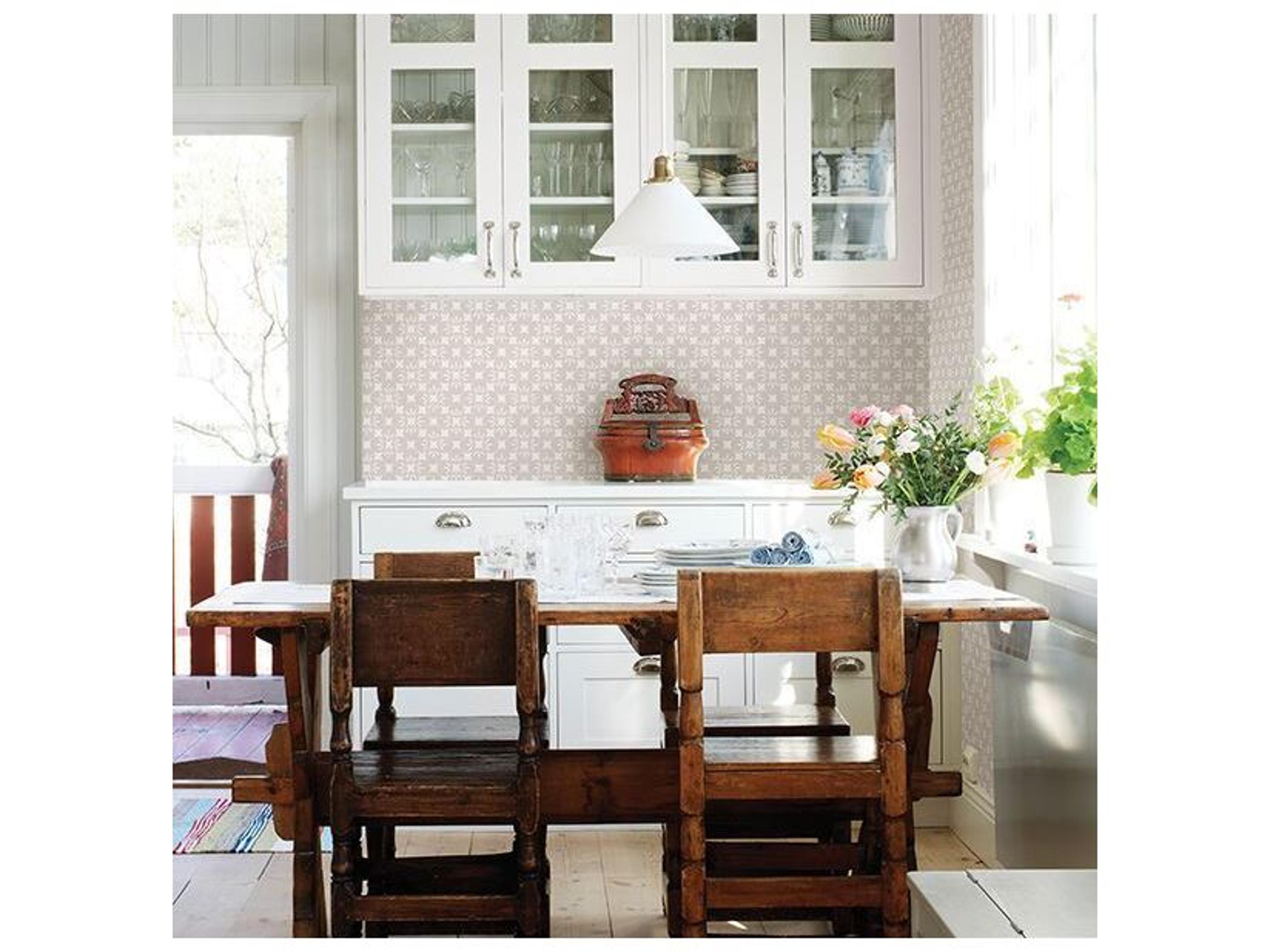 Brewster Home Fashions A-street Prints Orbit Neutral Floral Wallpaper