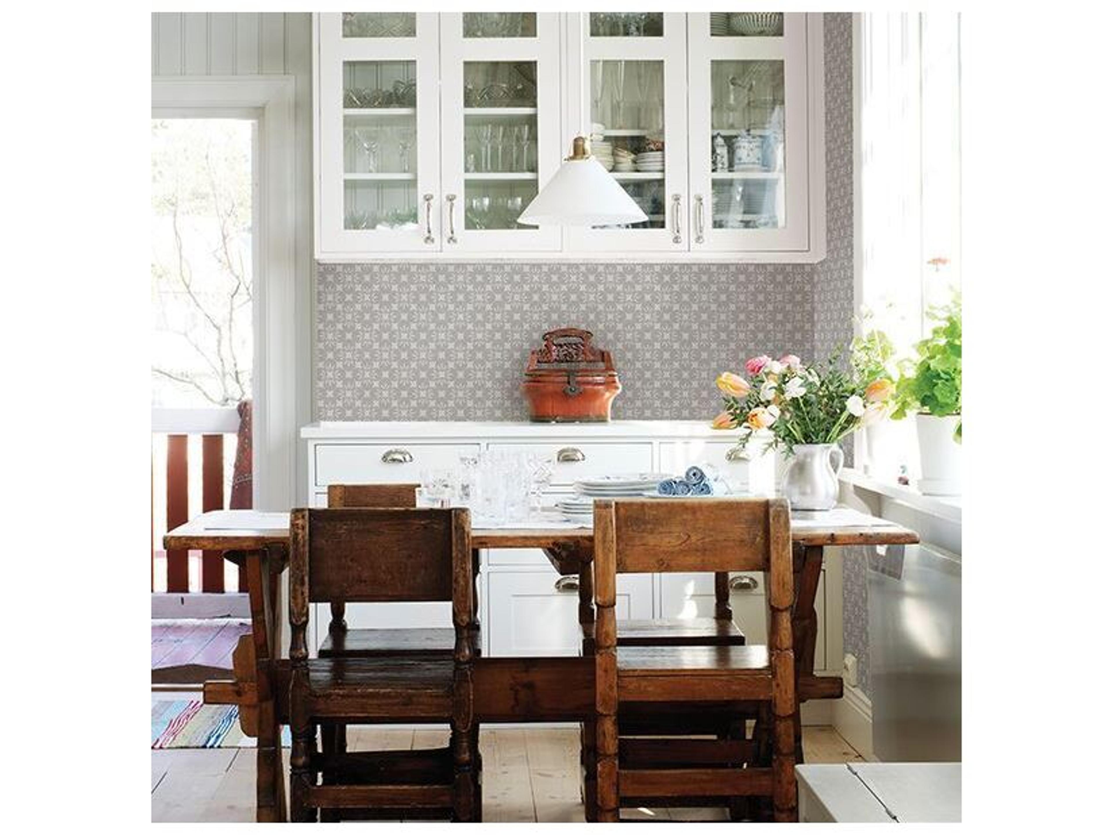 Brewster Home Fashions A-street Prints Orbit Grey Floral Wallpaper